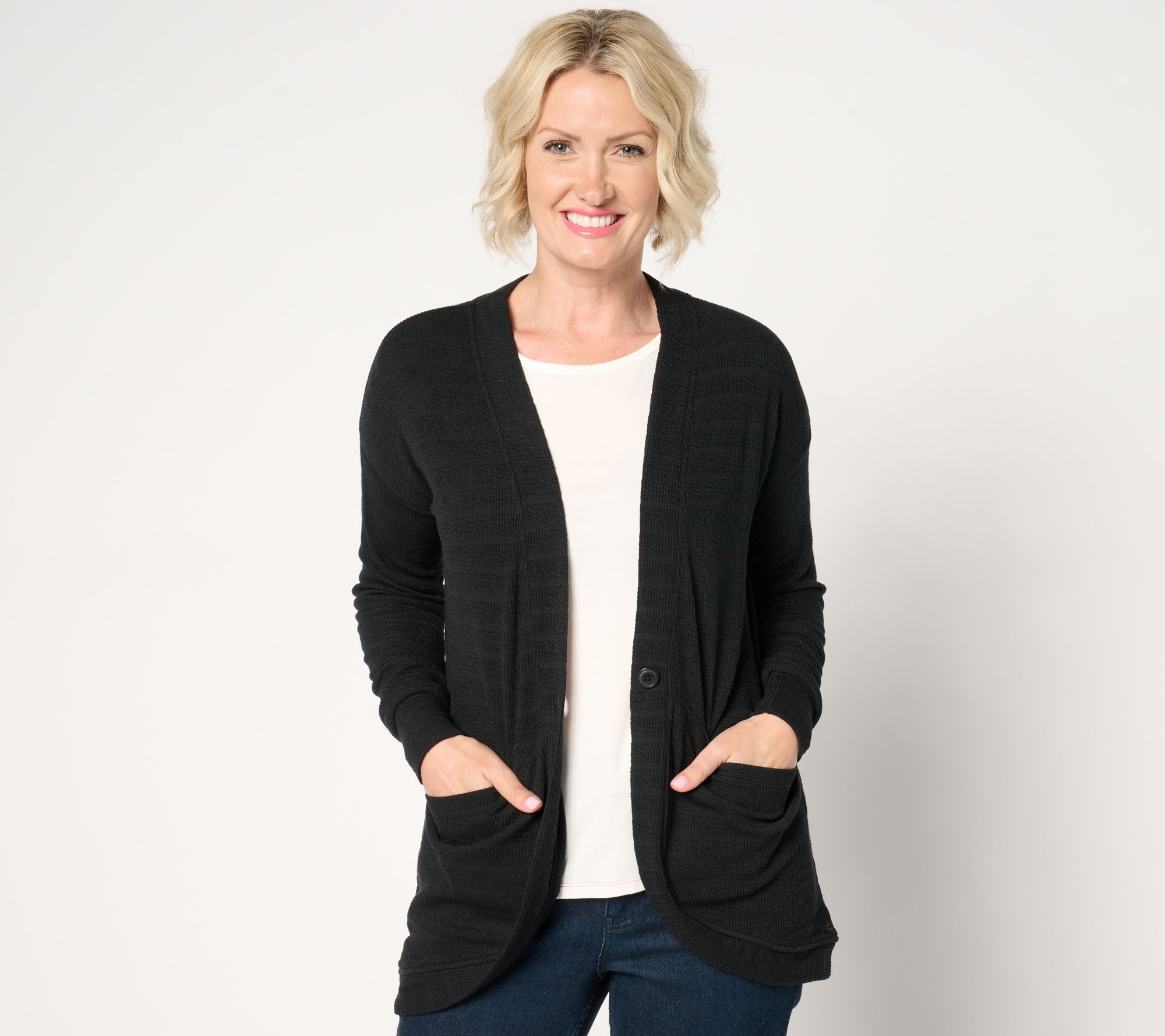 "As Is" Cuddl Duds Soft rib Cocoon Wrap