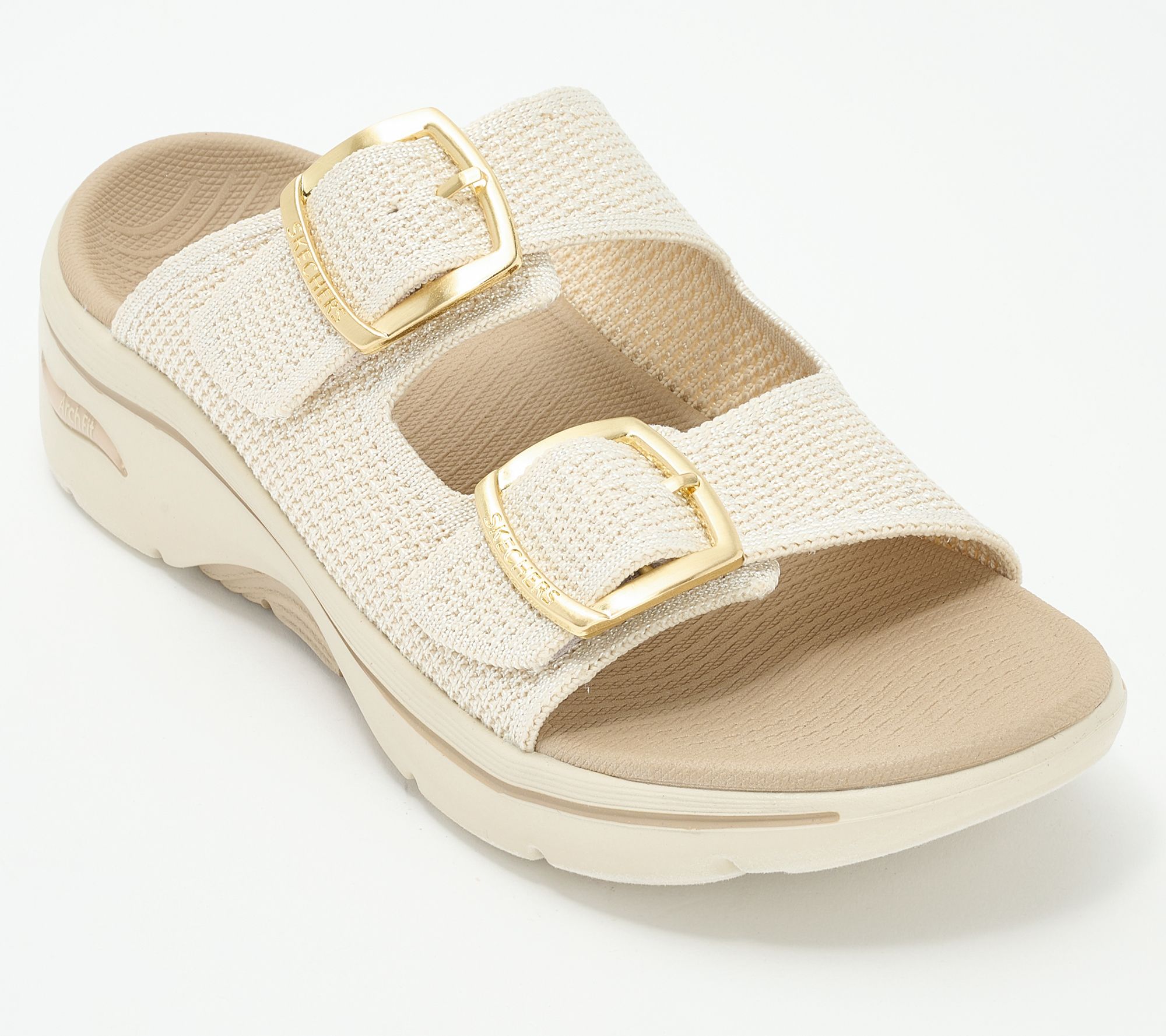 Skechers GO WALK Arch Fit 2.0 Double Buckle Sandals - Chole