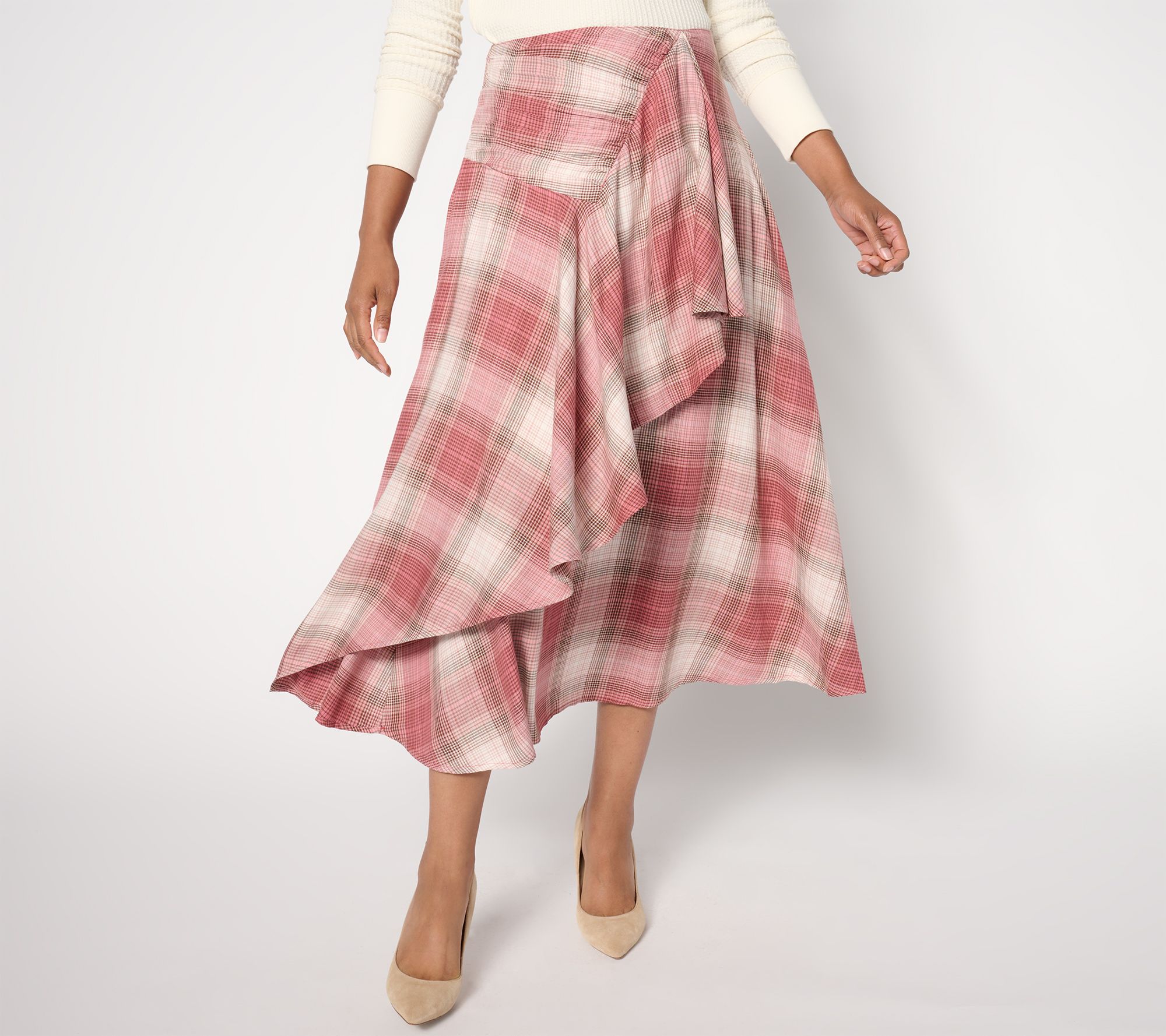 "As Is" Me by Jennie Garth Petite Ynez Woven Ankle Skirt