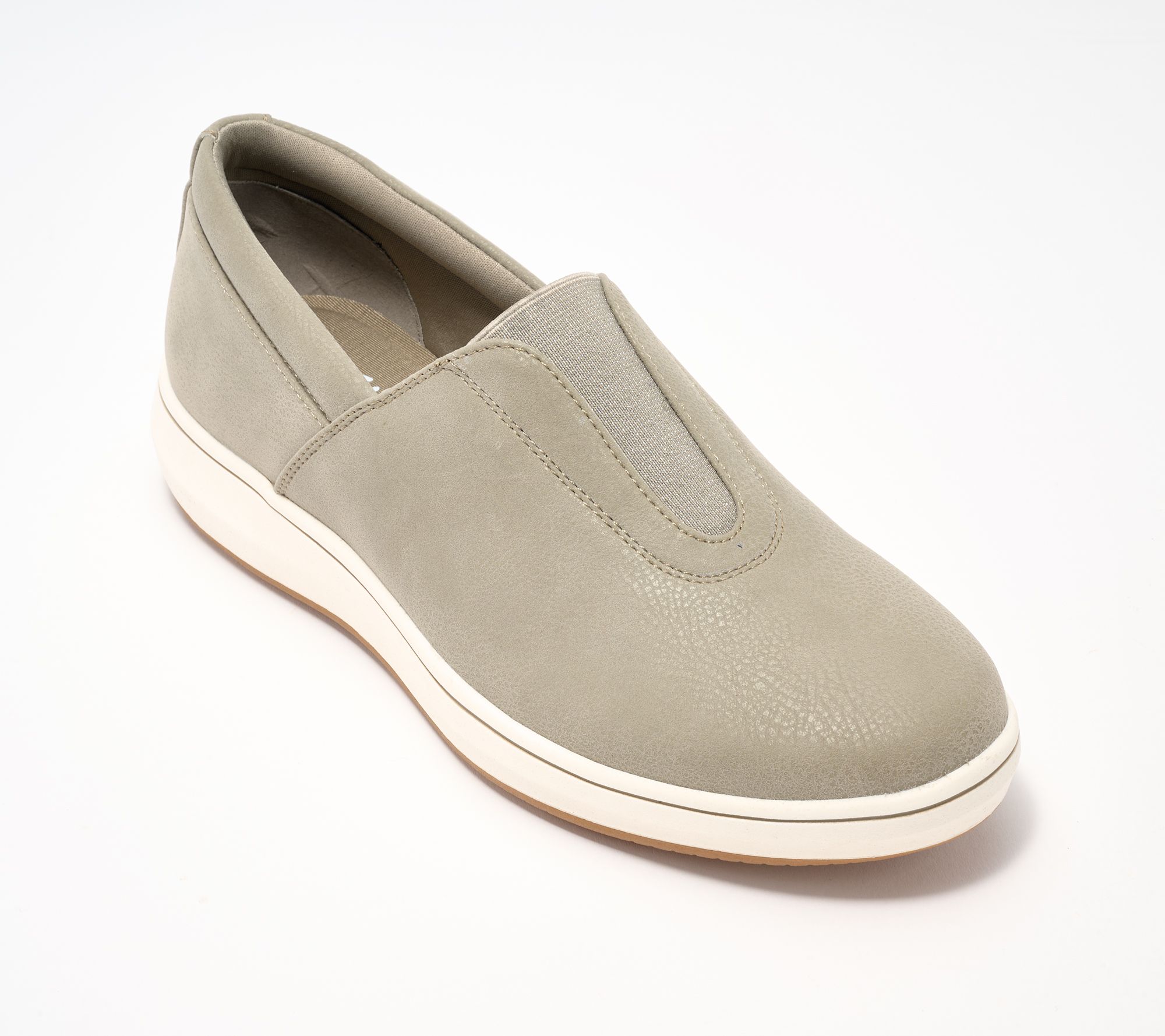 Clarks Cloudsteppers Slip-Ons -BreezeSky Ria - QVC.com