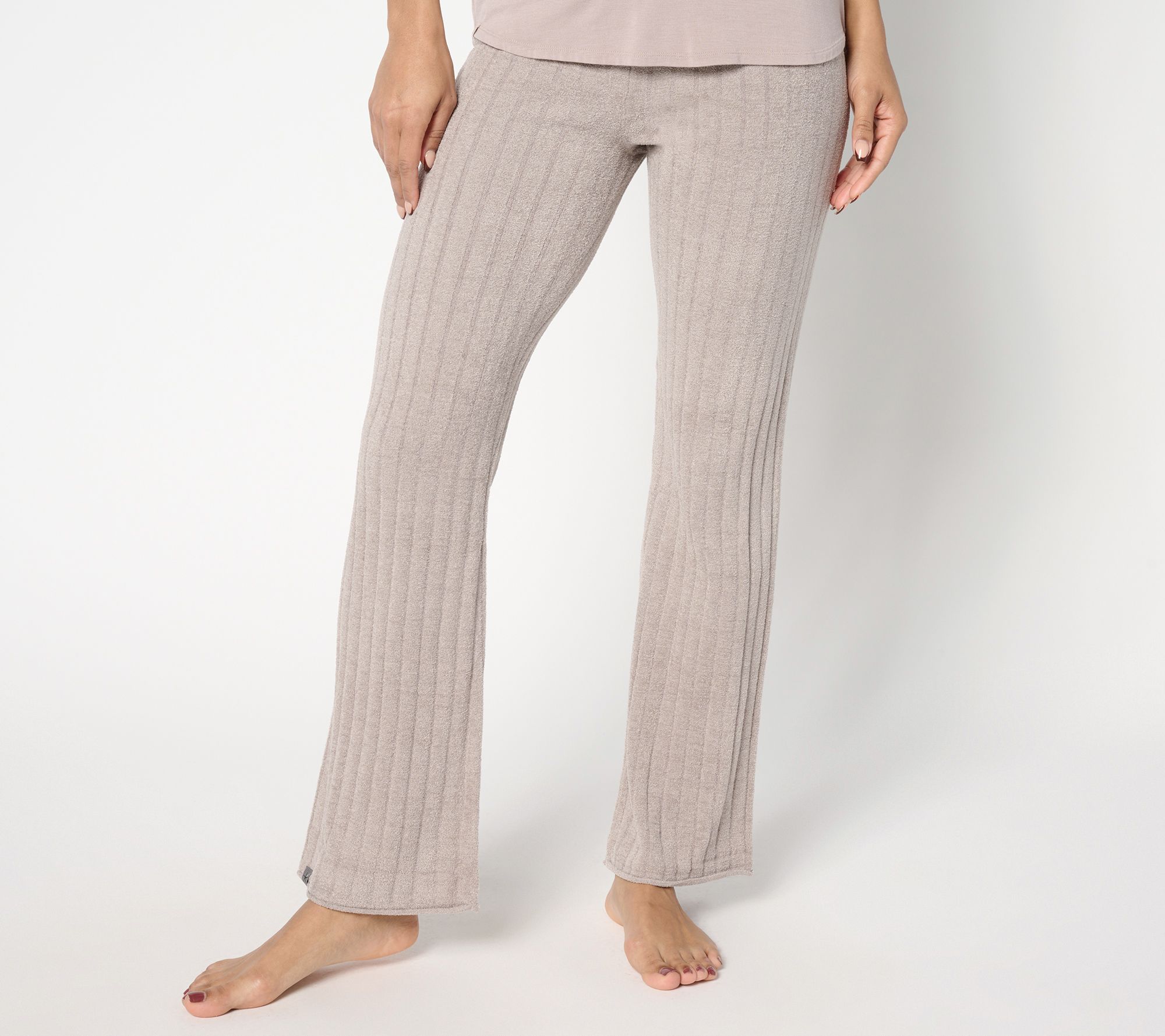 "As Is" Barefoot Dreams Petite Cozychic Ultra Lite Ribbed Pant