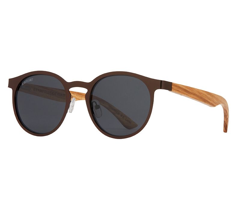 Blue Planet Eco-Eyewear Aren Polarized Wood Sunglasses
