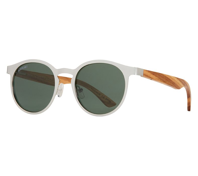 Blue Planet Eco-Eyewear Aren Polarized Wood Sunglasses