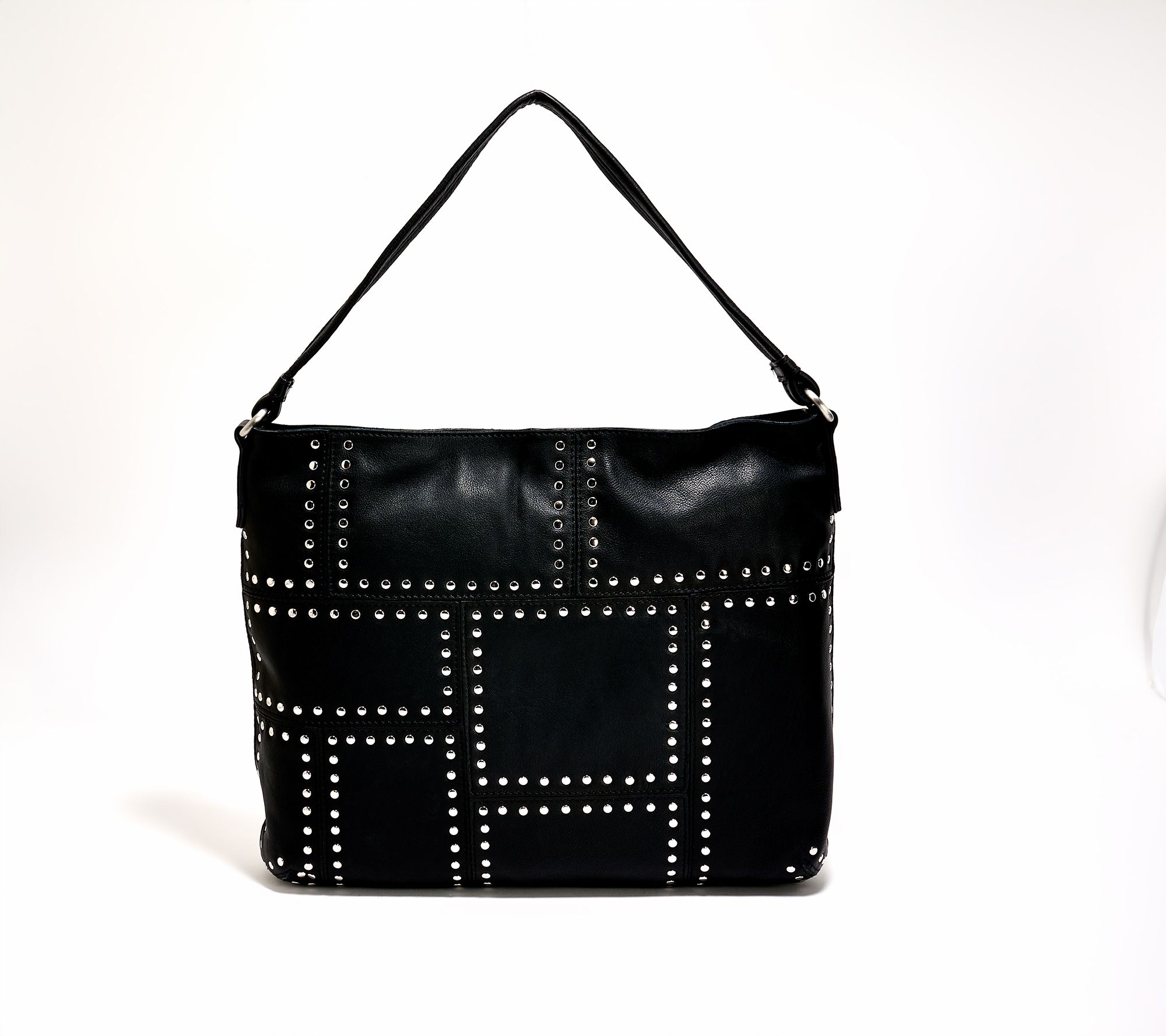 American Leather Co. Mittie Ziptop Leather Hobo