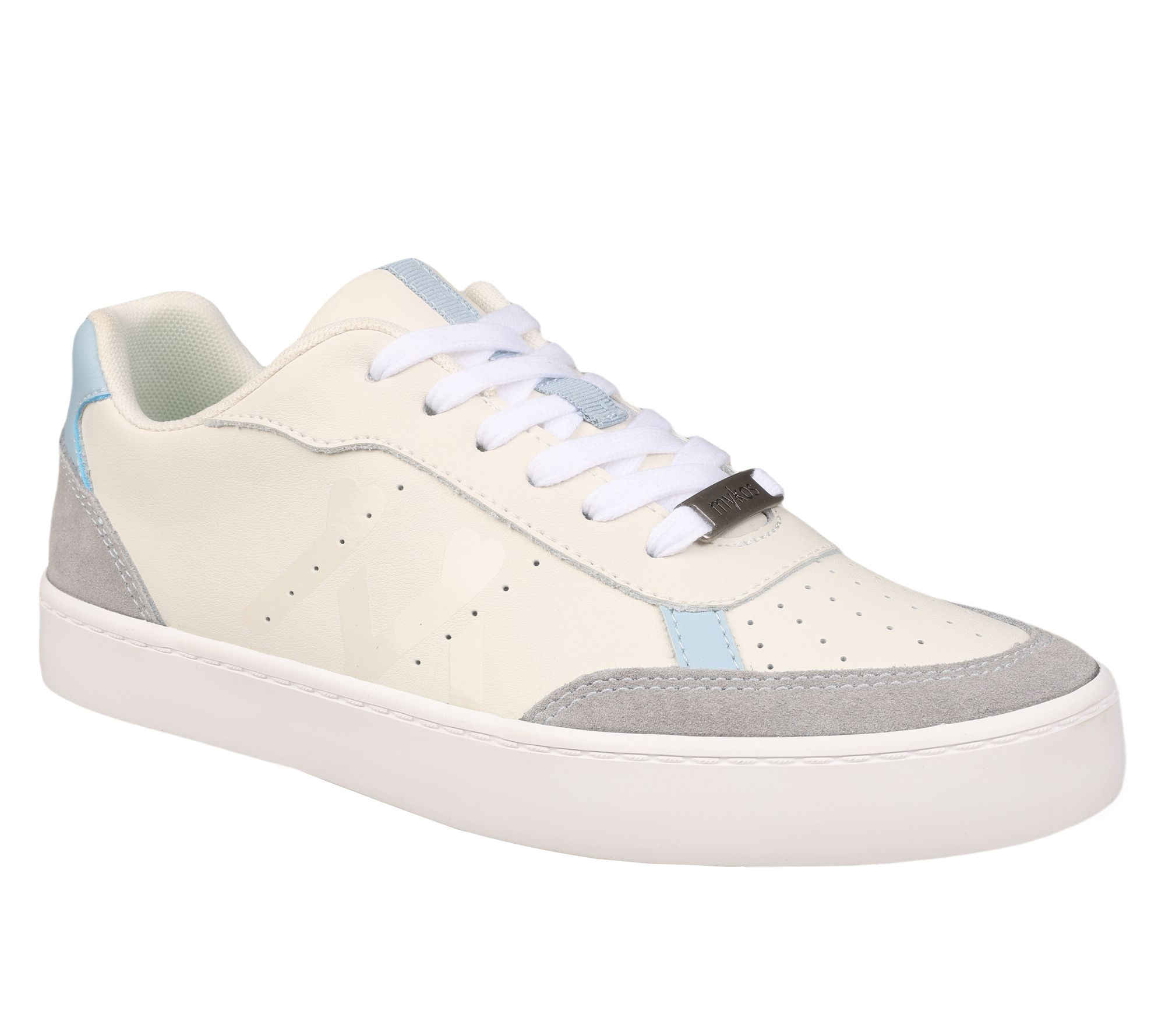 Mykos Leather & Suede Lace-Up Sneakers - Diana