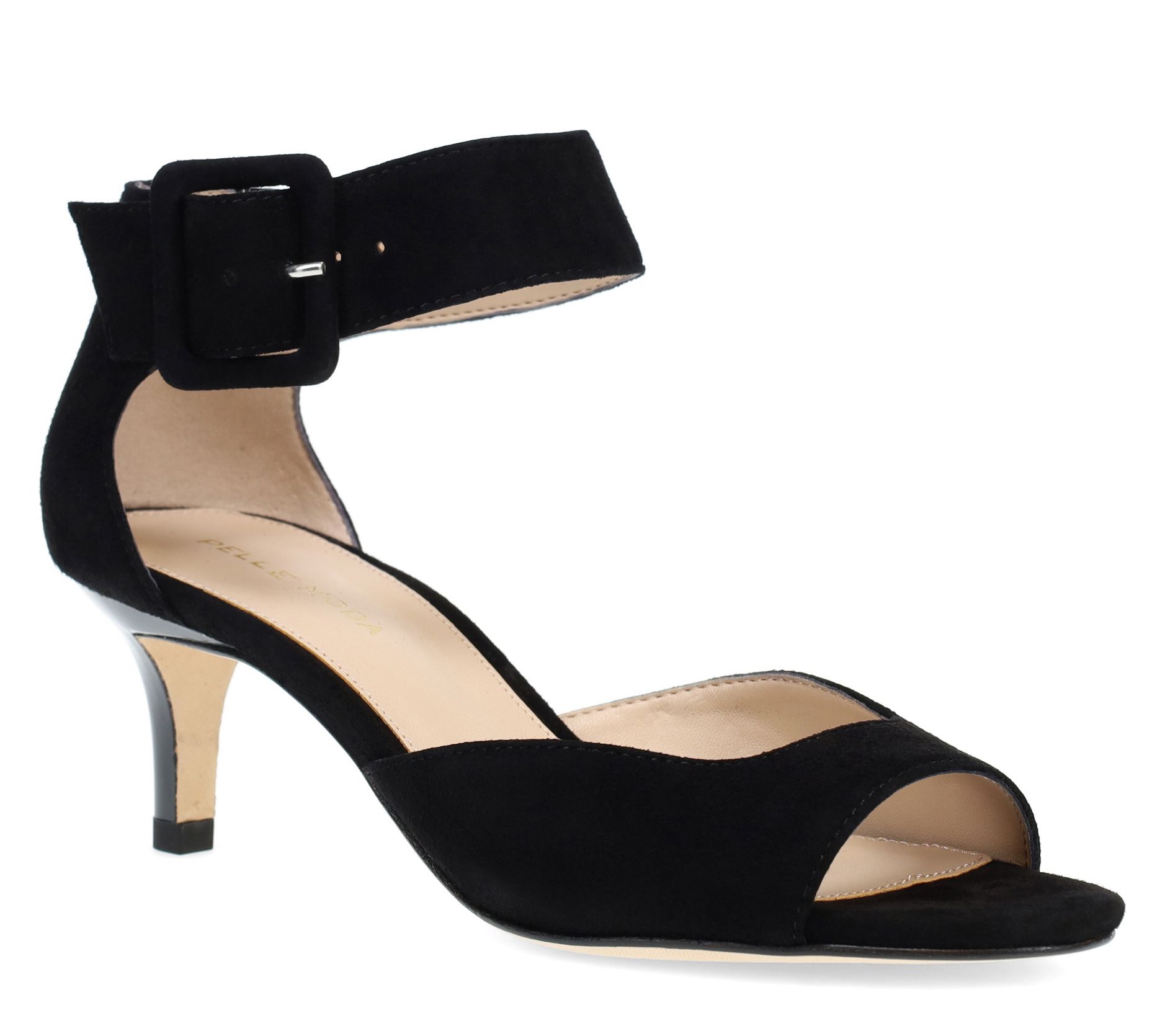 Pelle Moda Leather Heeled Dress Sandal - Berlin