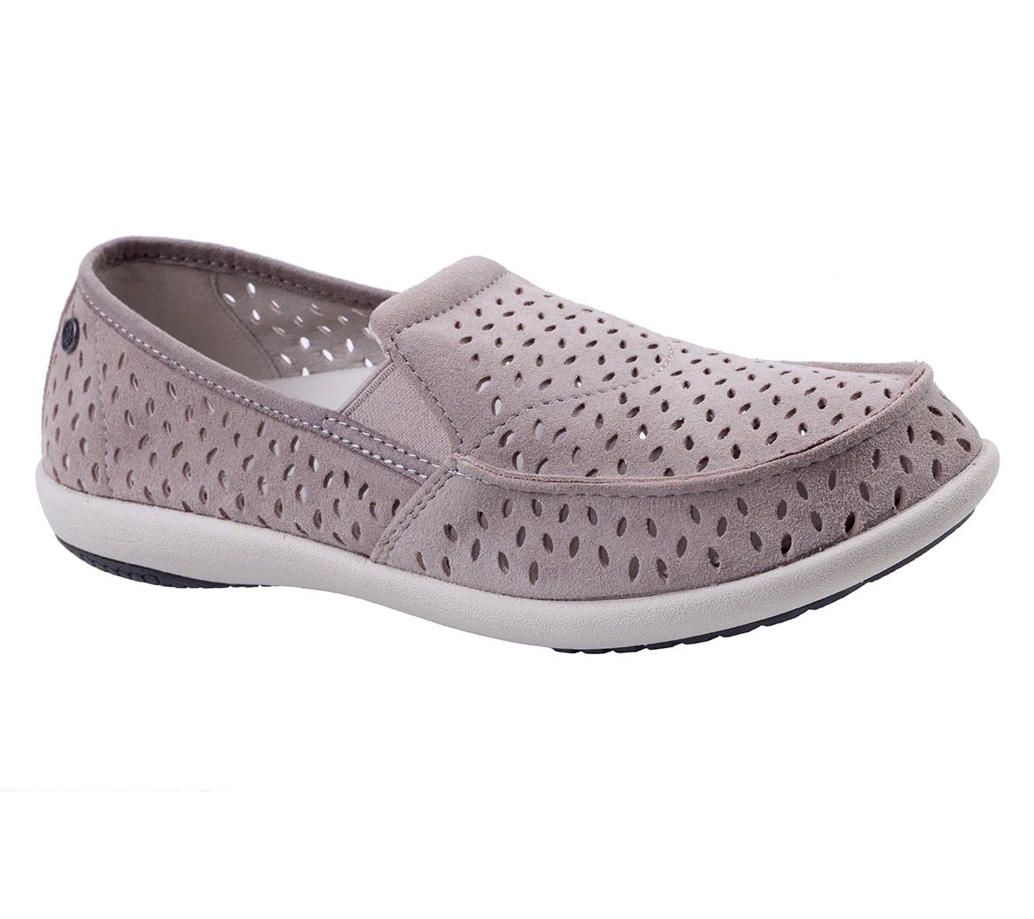Spenco Orthotic Suede Perforated Slip-Ons - Equinox