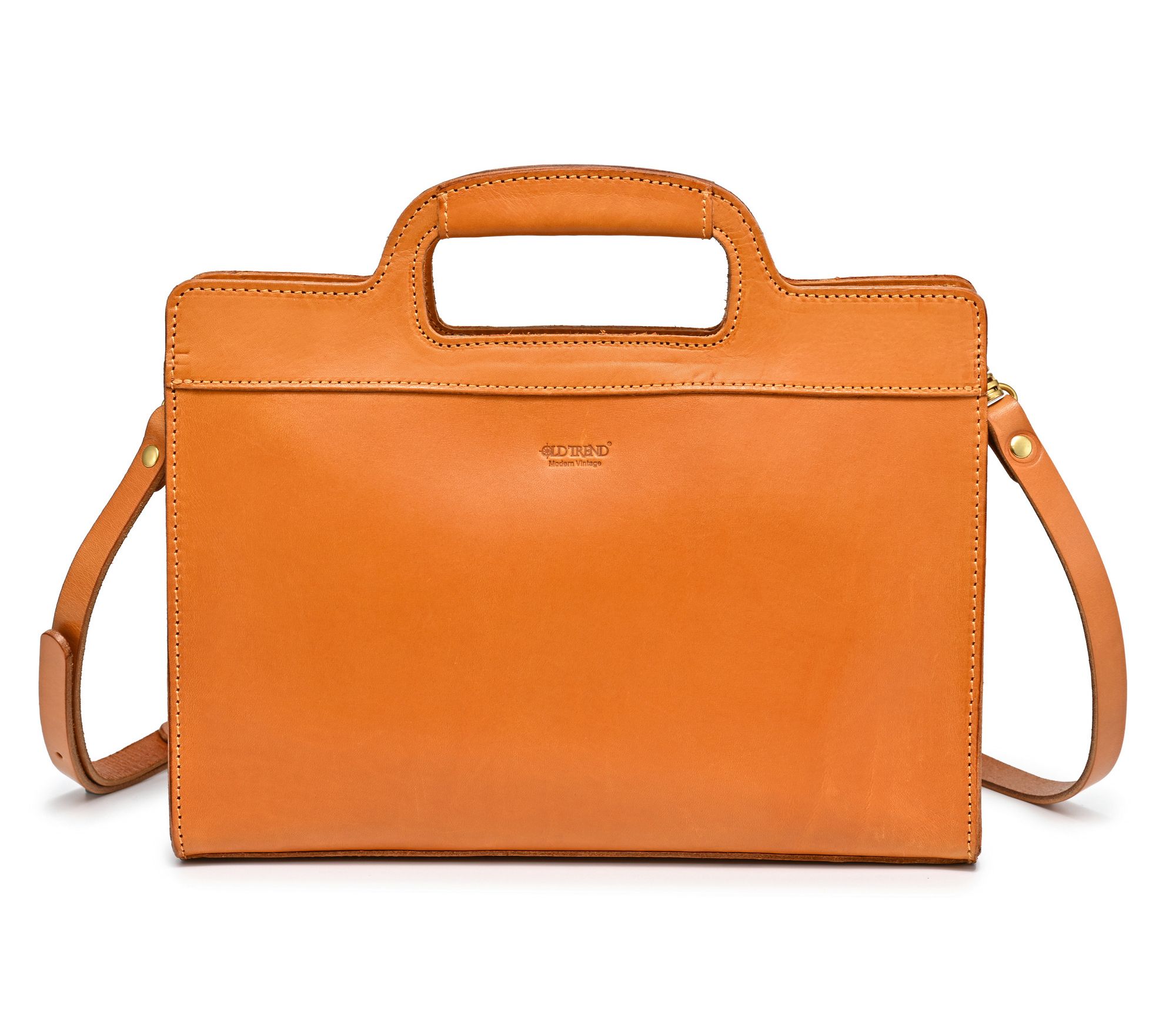 Old Trend Sleek Creek Top Handle Leather Crossbody