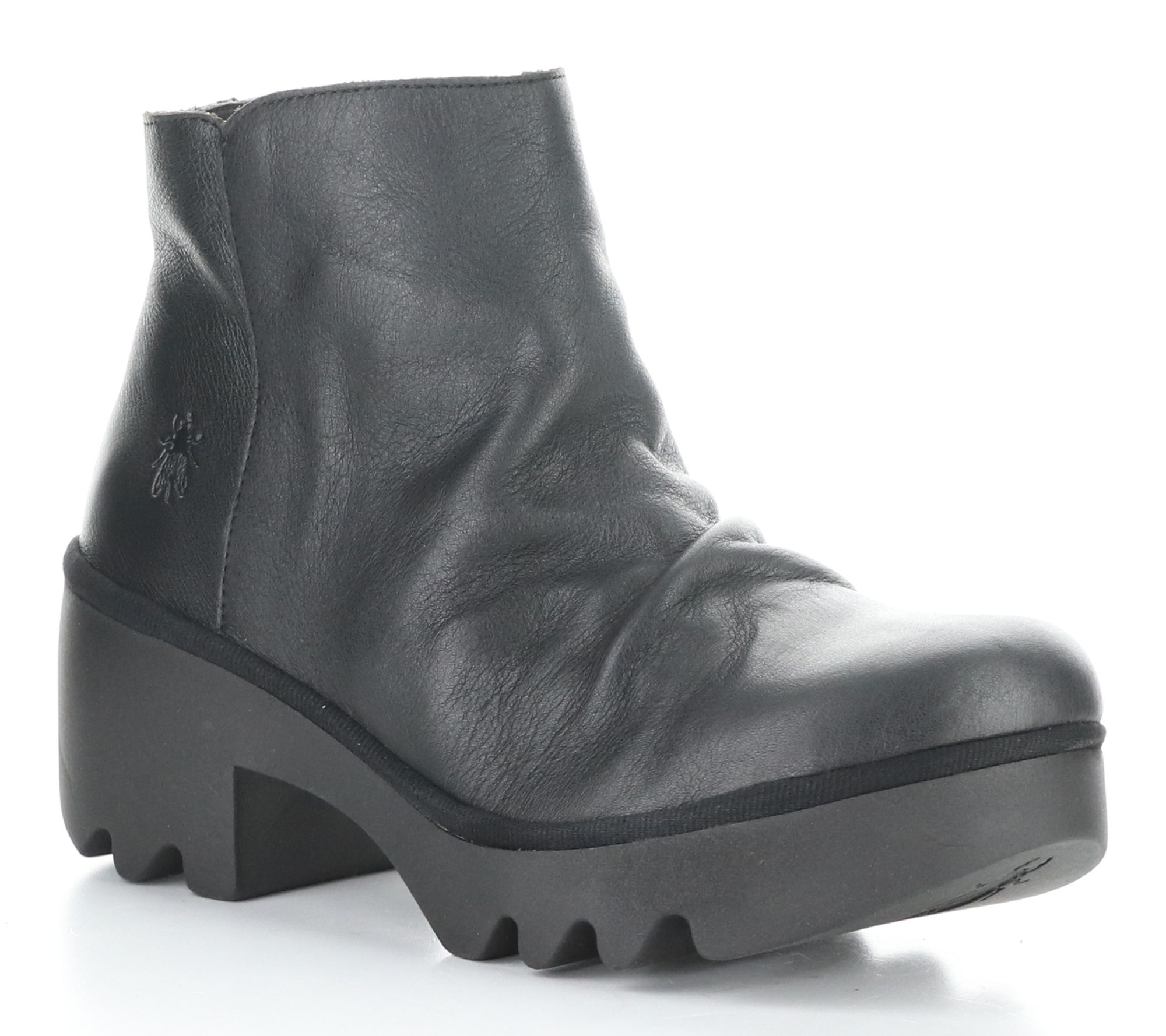 Fly London Dublin Side Zip Leather Boot - Tulp592Fly