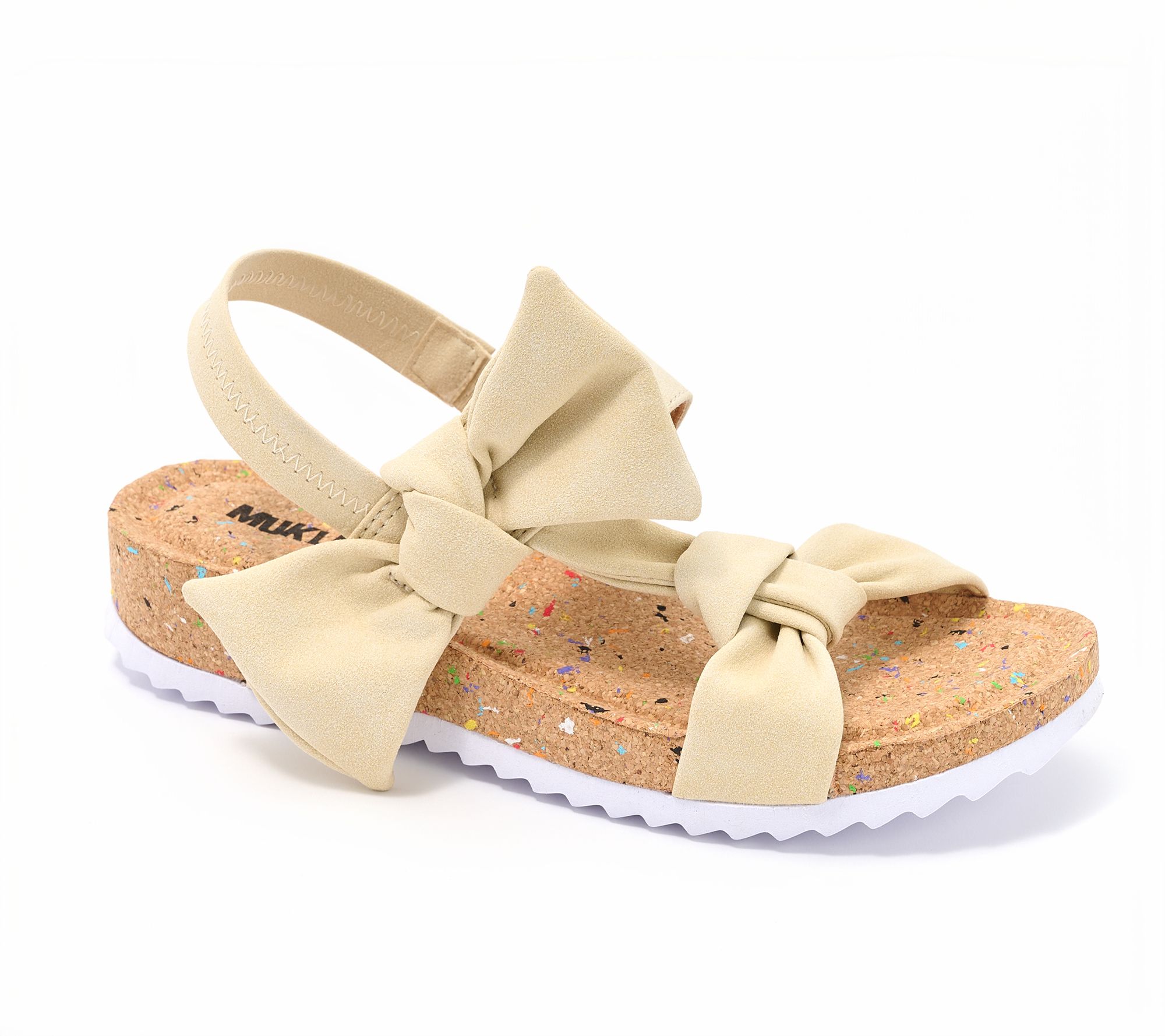 Muk Luks Sandals with Bow Detail -Pansy