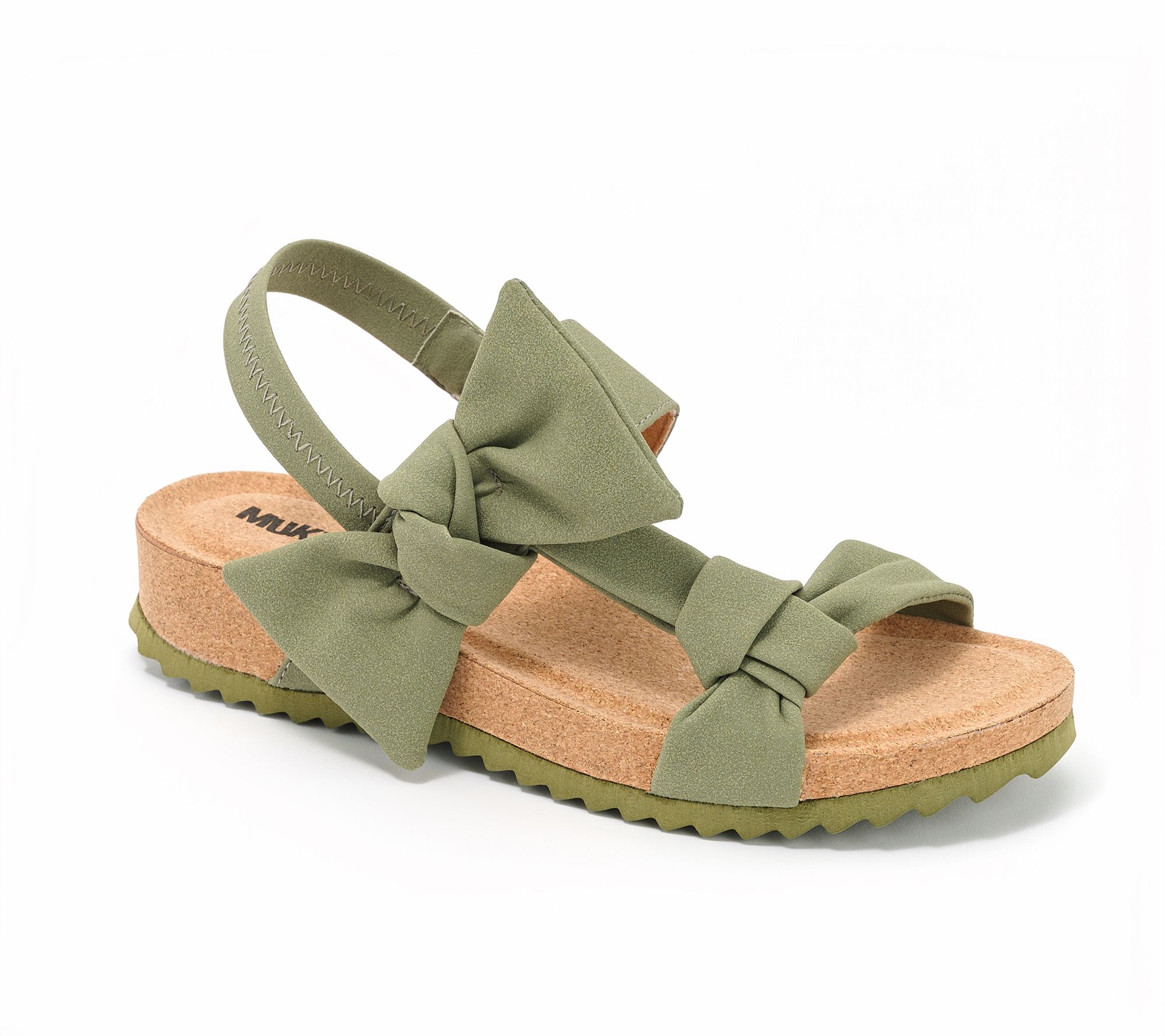 Muk Luks Sandals with Bow Detail -Pansy