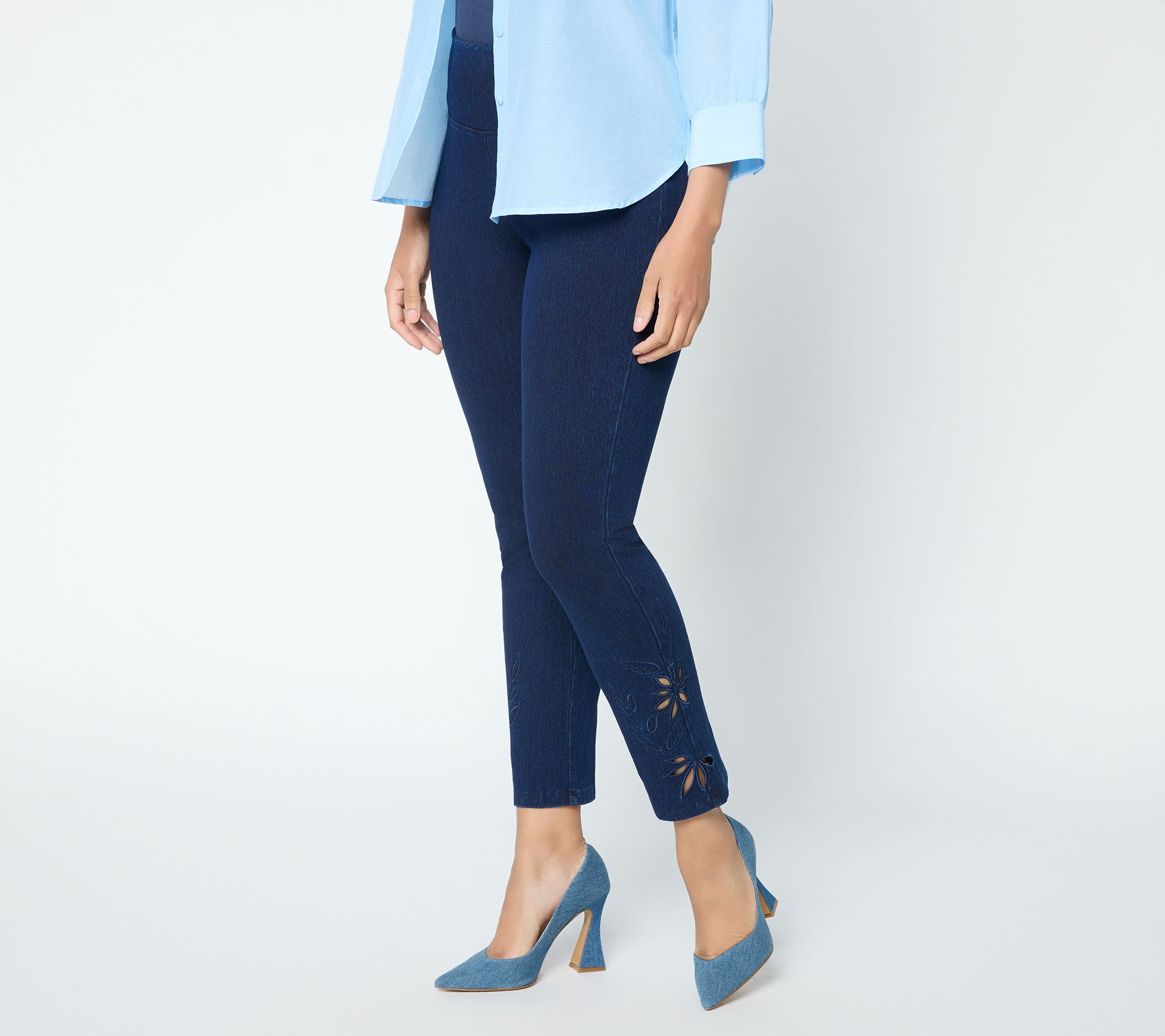 Women with Control Regular Prime Stretch Denim Ankle Jeans