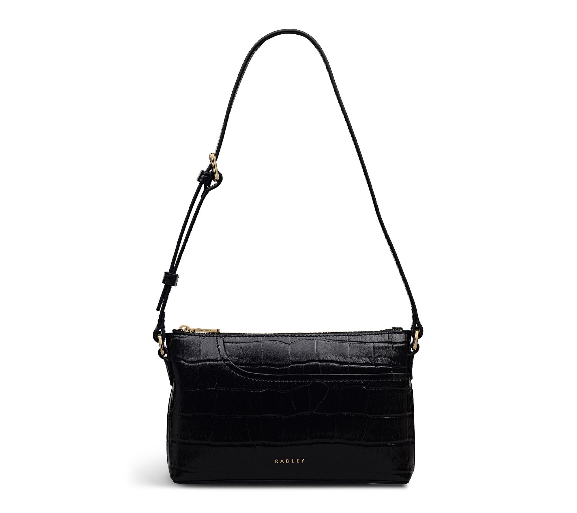 RADLEY Pockets - Faux Croc Mini Zip Top Shoulder Bag