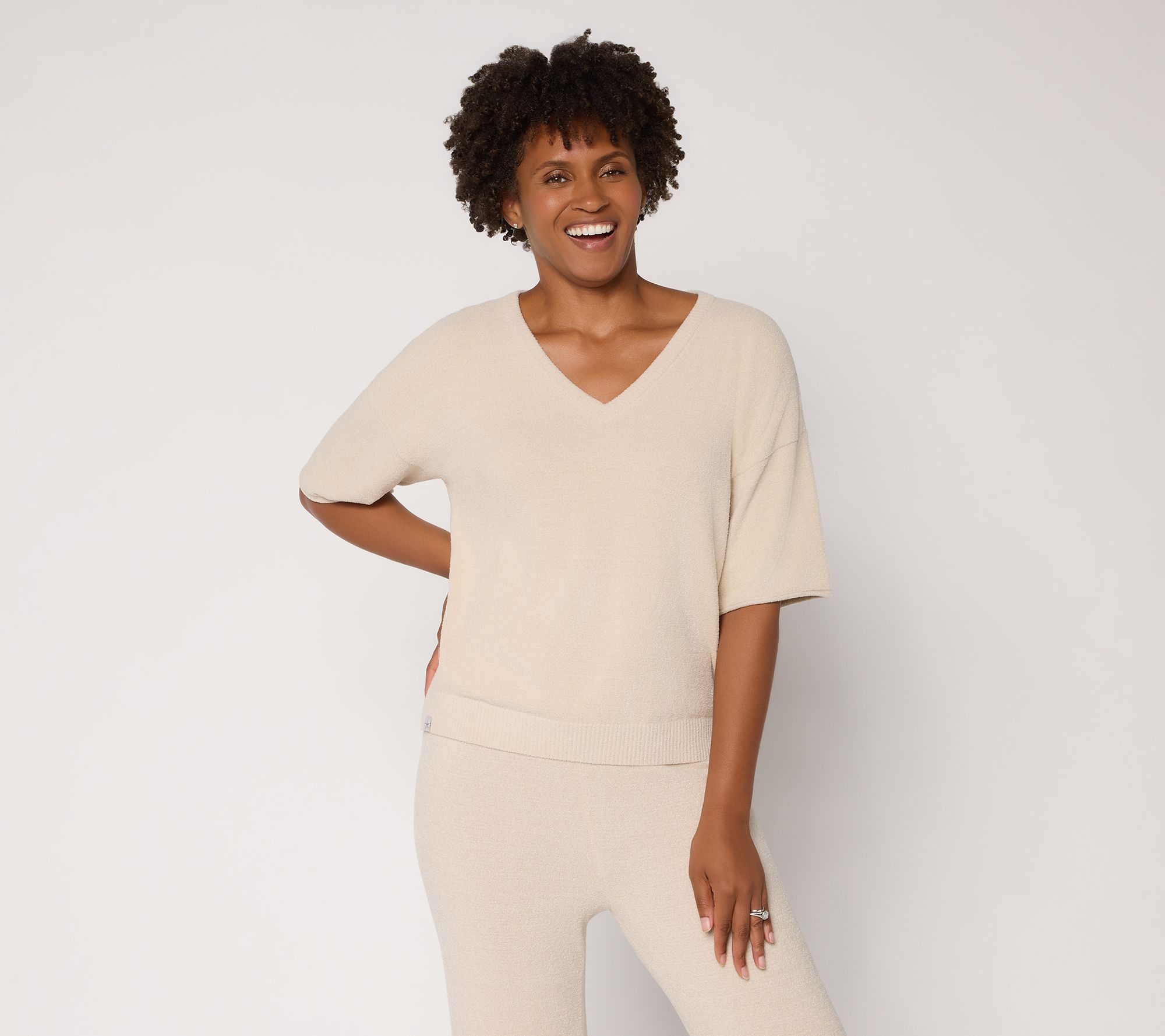 Barefoot Dreams CozyChic Ultra Lite Elbow Sleeve Pullover
