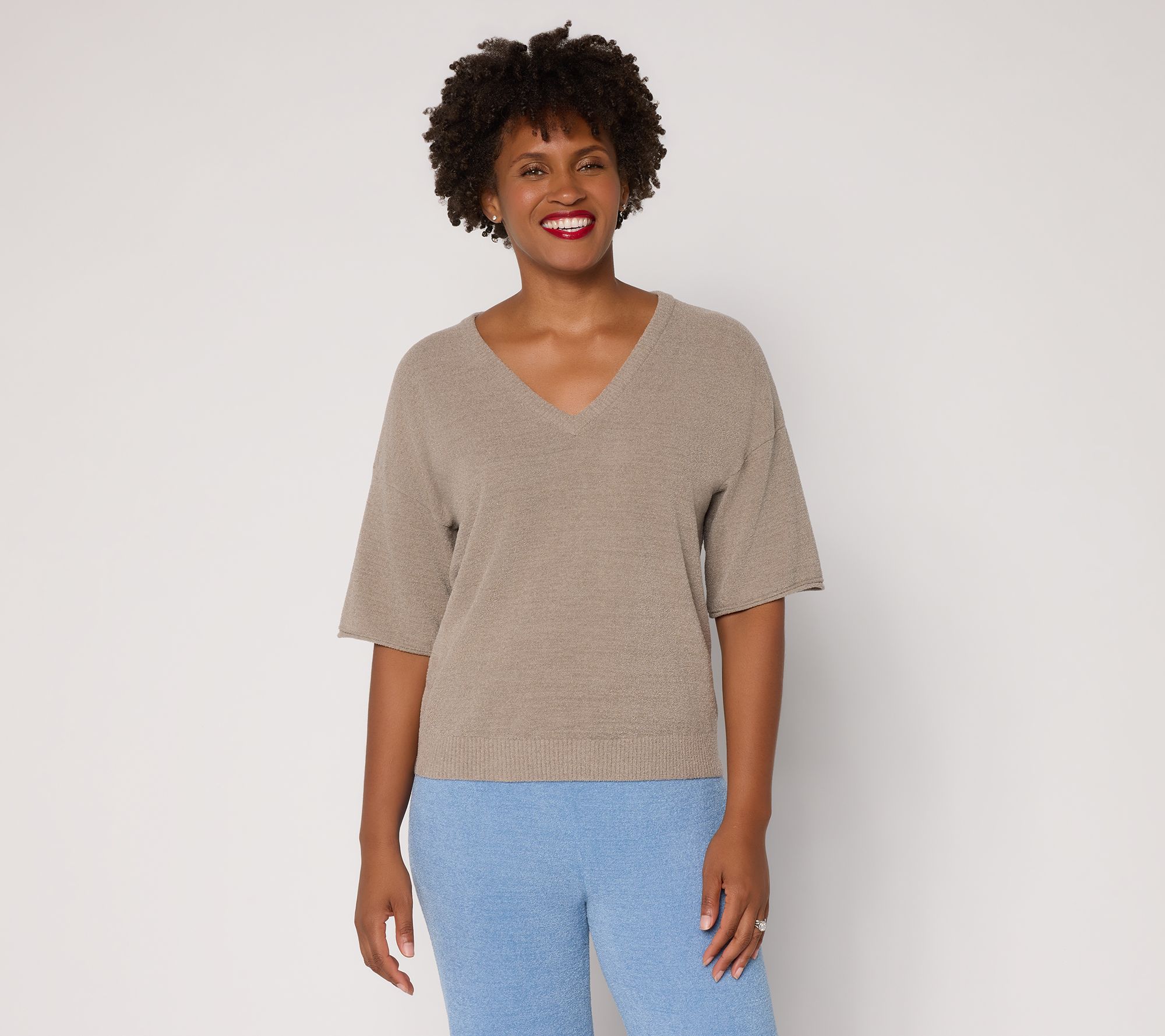 Barefoot Dreams CozyChic Ultra Lite Elbow Sleeve Pullover