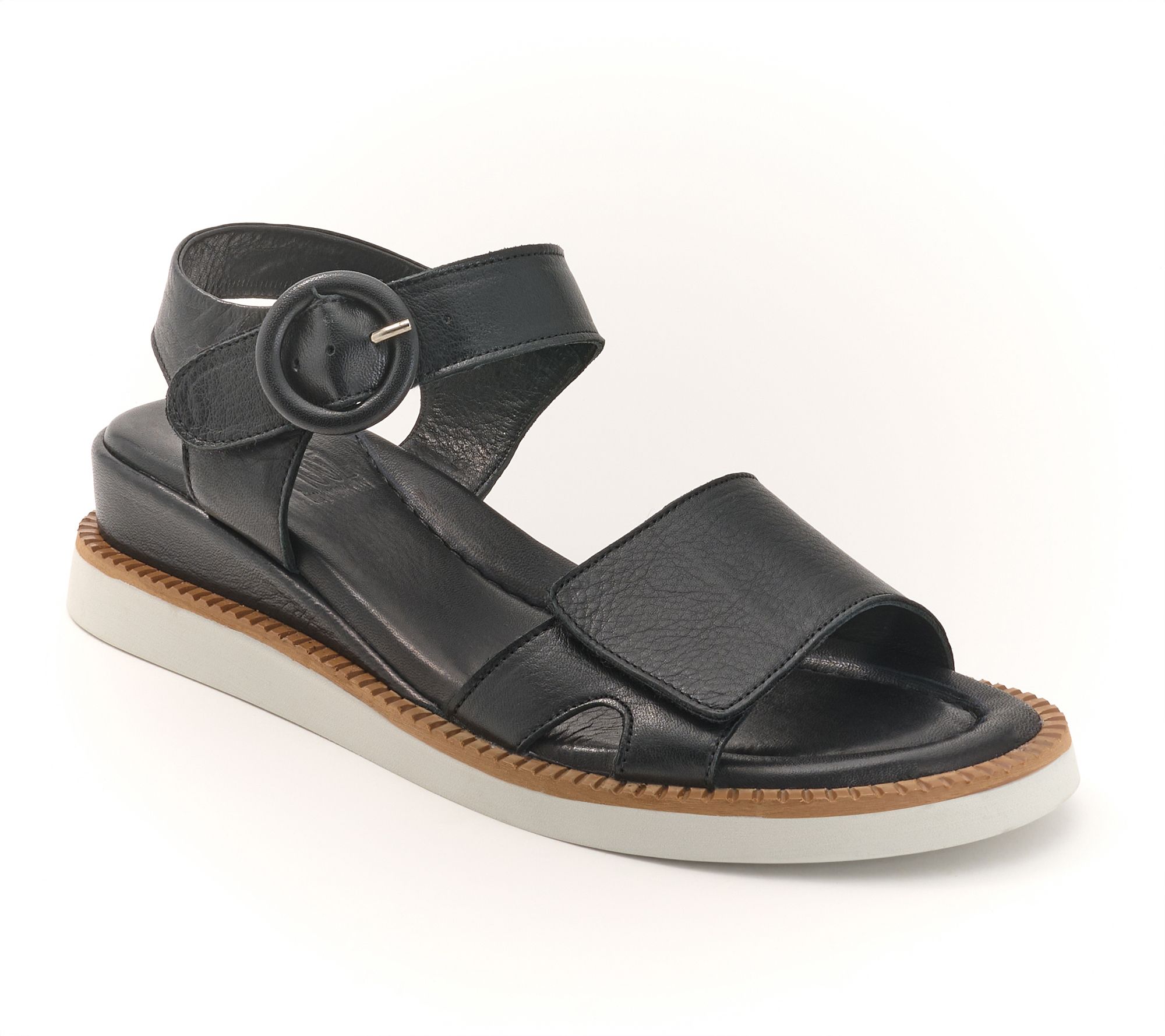 Miz Mooz Leather Adjustable Sports Sandals - Eva
