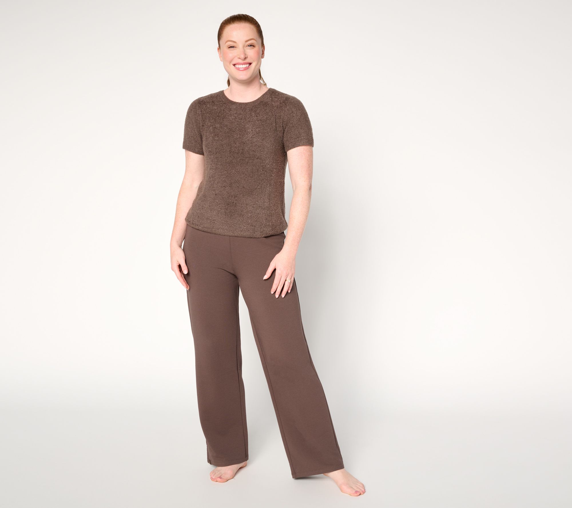 Barefoot Dreams Regular CozyChic Lite Crew with Lounge Pant Set