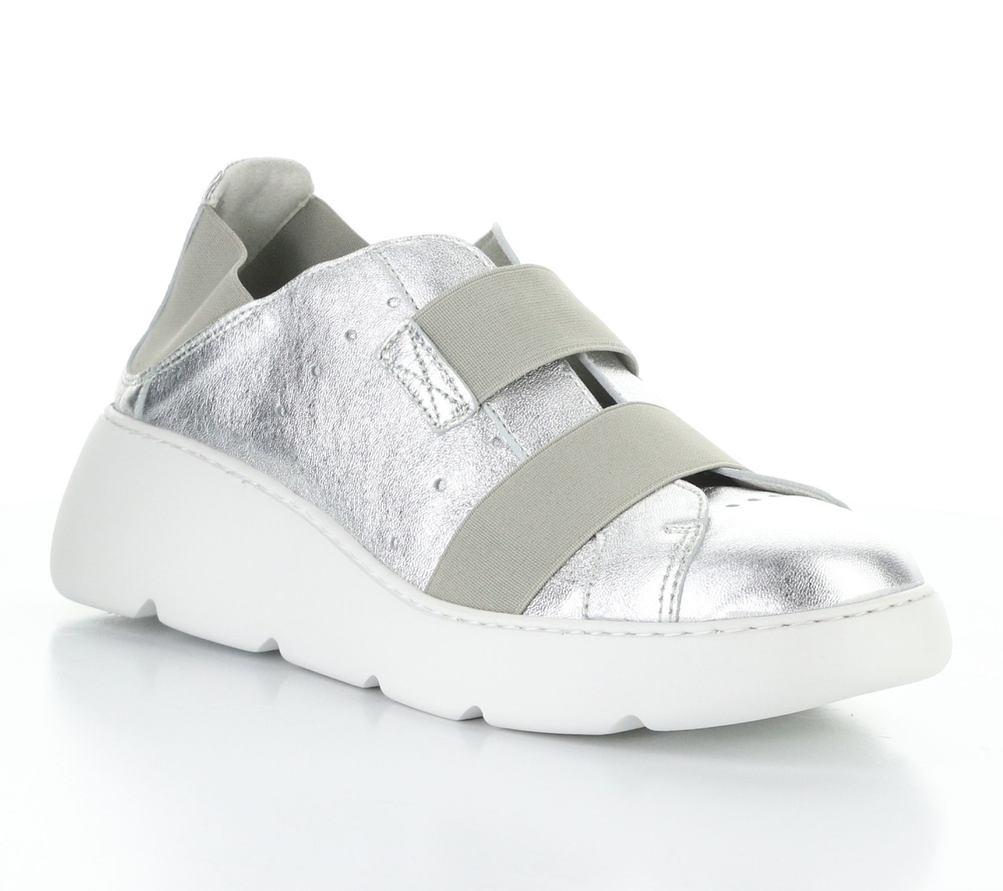 Fly London Laminato Hook & Loop Leather Sneakers