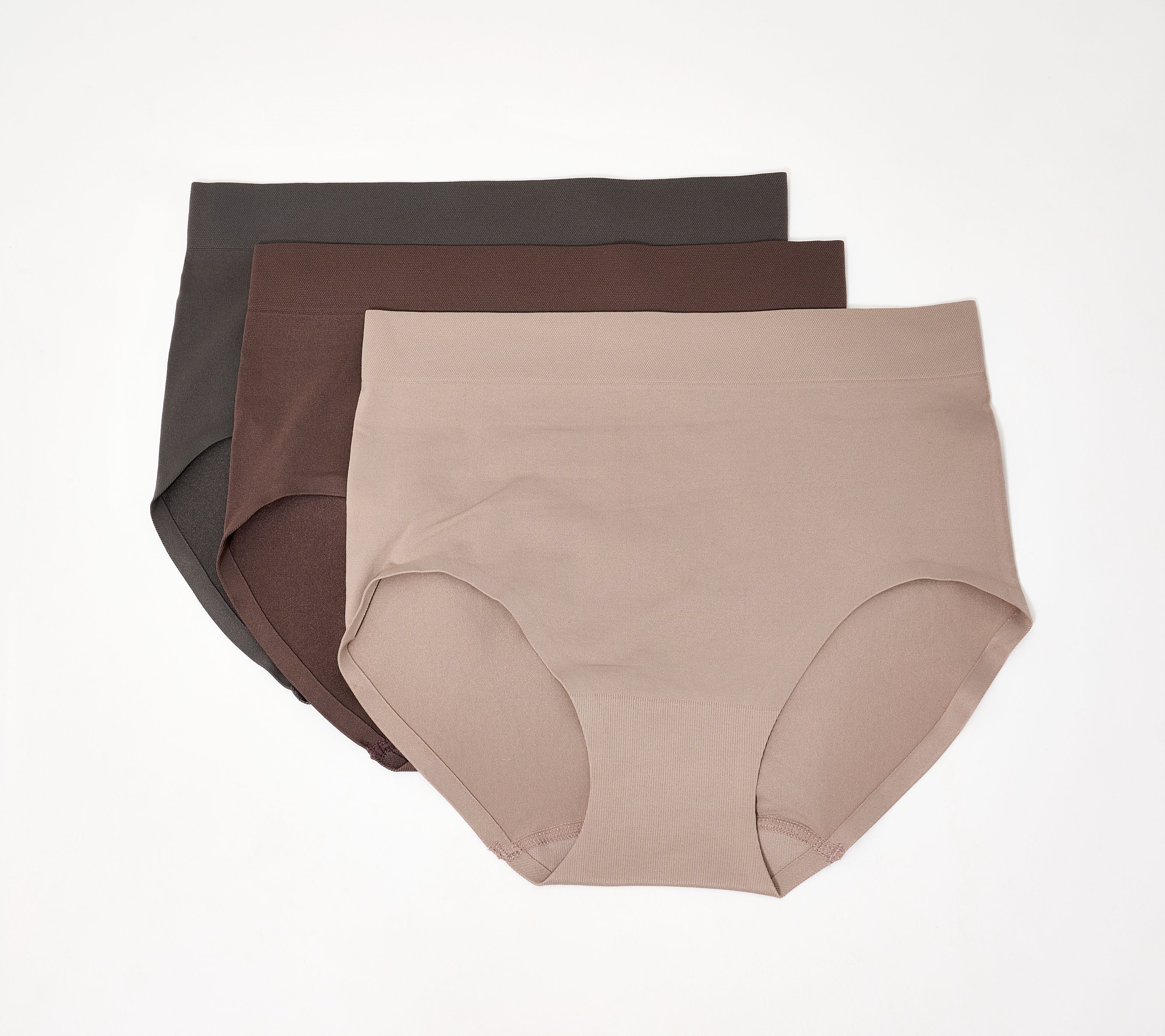 Breezies Smooth Flex Seamless Full Brief Set of 3