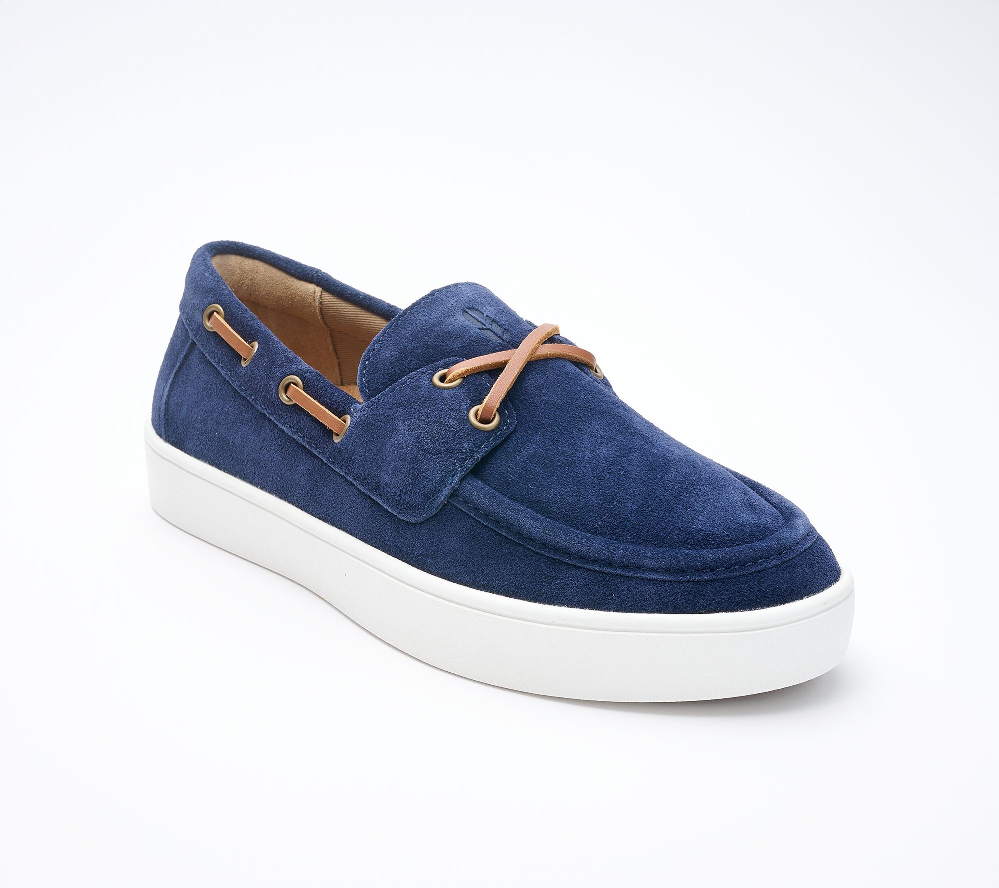 Revitalign Orthotic Leather Slip-On Boat Shoes - Malibu Ahoy