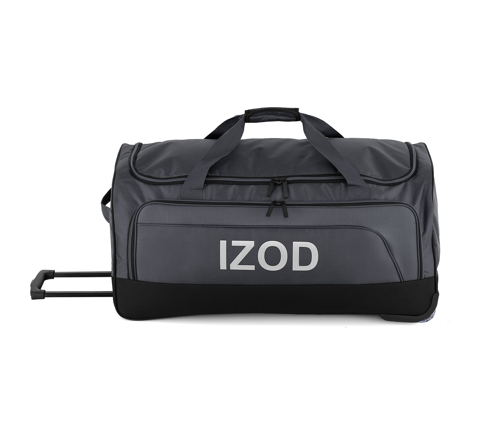IZOD Katy 30" Softside Rolling Duffel Bag and Telescopic Handle