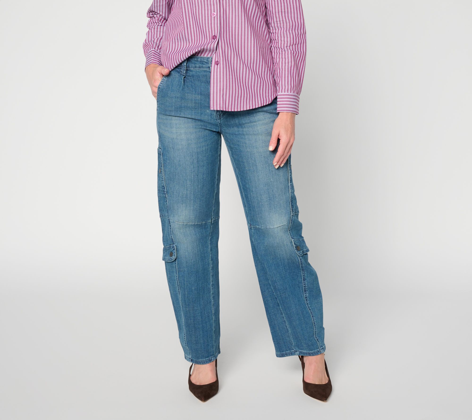 Felt Denim by Laurie Felt Classic Barrel Leg Jeans