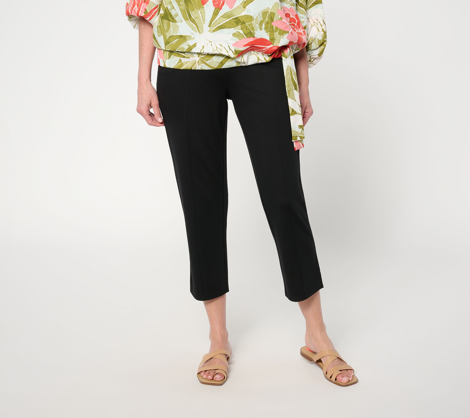 "As Is" BEAUTIFUL by Lawrence Zarian Pet Silky Ponte Crop Pant