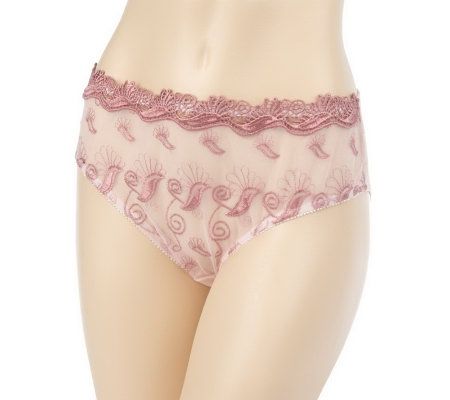 Barely Breezies Arielle Lace Panty with UltimAir 