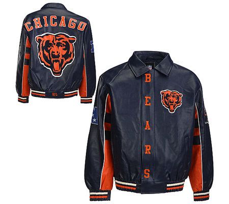 NFL Chicago Bears Faux Leather Jacket 
