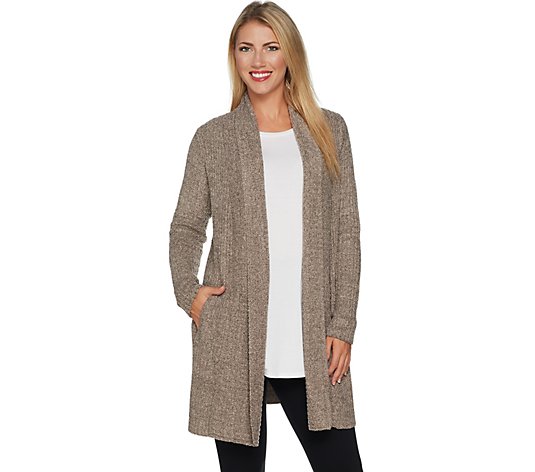 Barefoot Dreams CozyChic Lite Montecito Cardi with Pockets