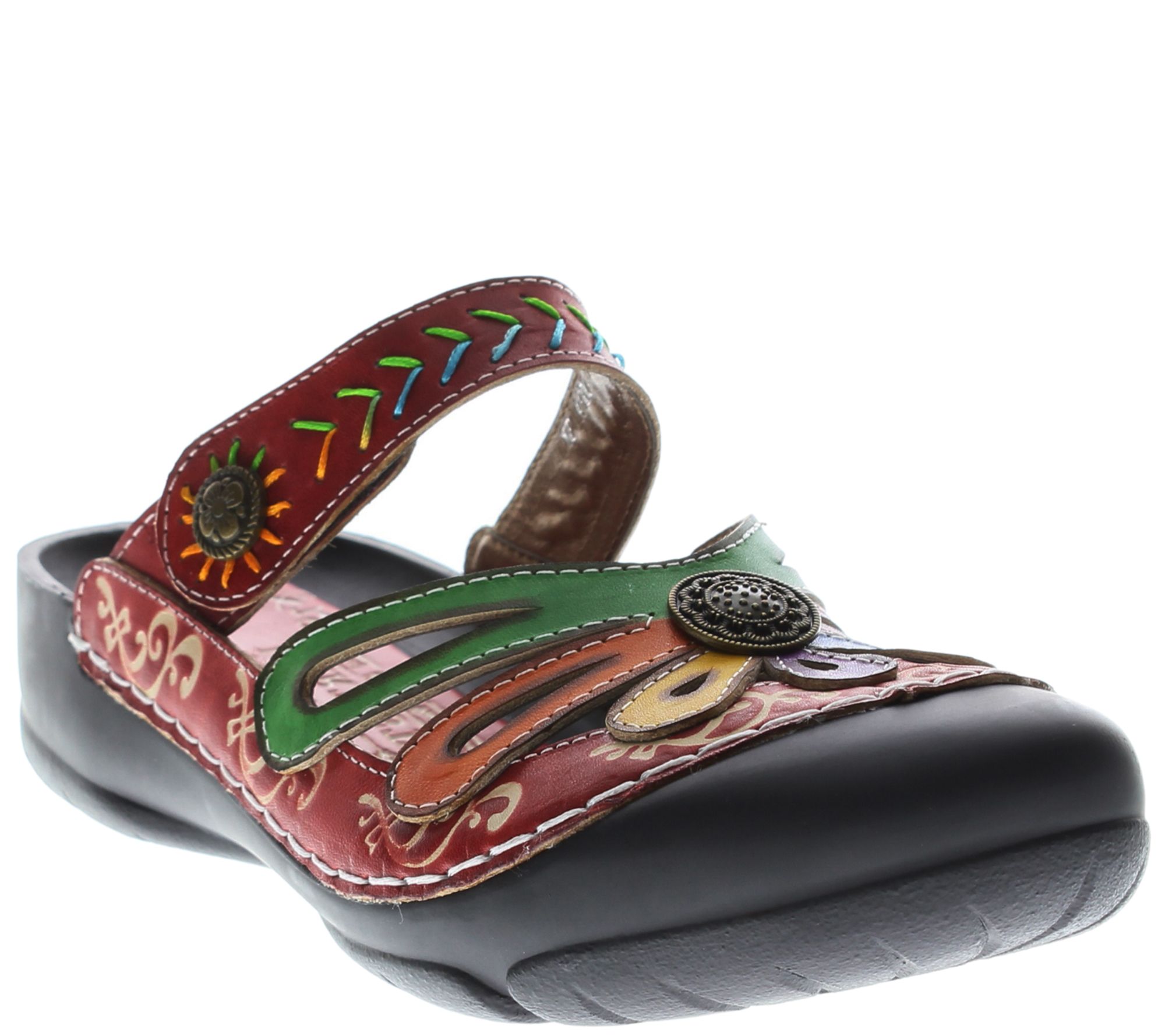 Spring Step L'Artiste Leather Clogs - Copa