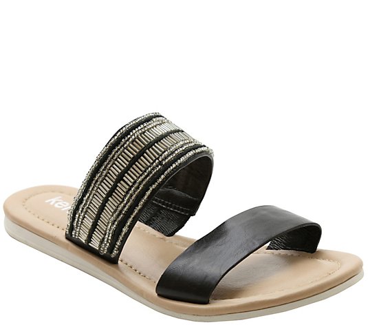 Kensie Slip-on Flat Sandals - Diva