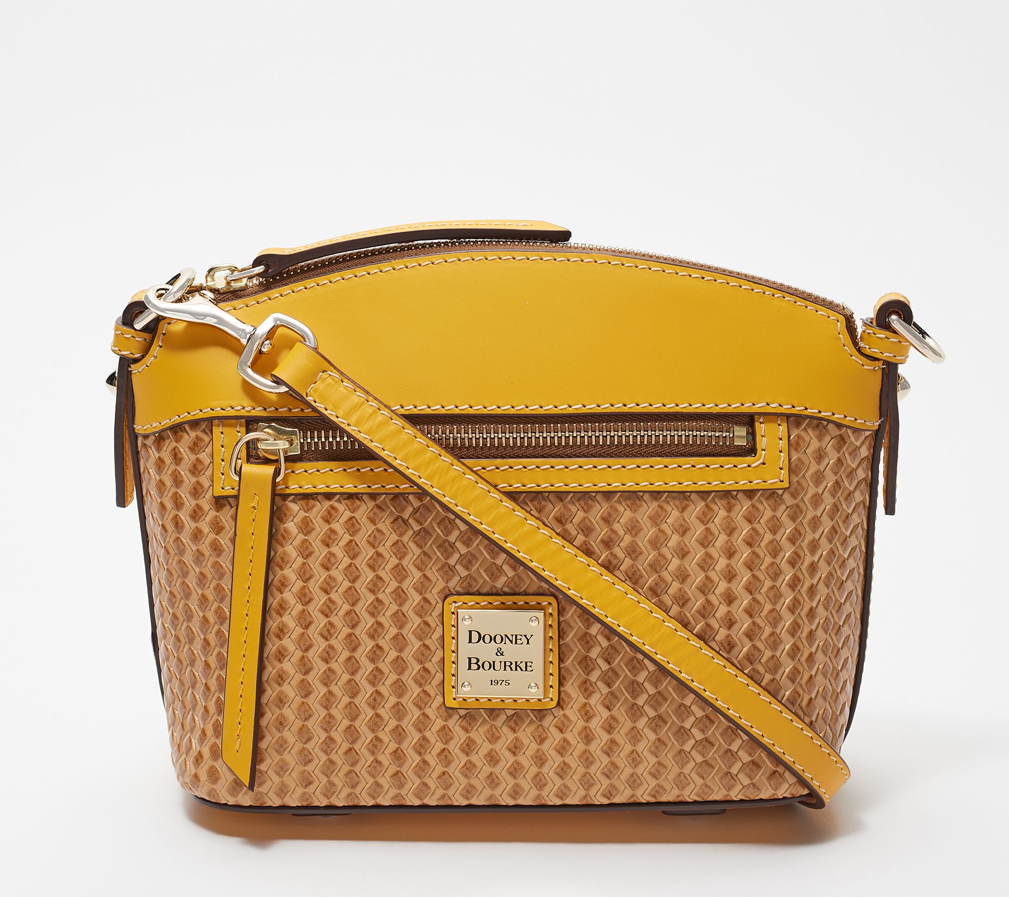 beacon woven domed crossbody