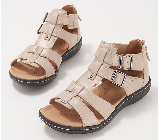 Clarks Collection Leather Sandals - Laurieann Remi