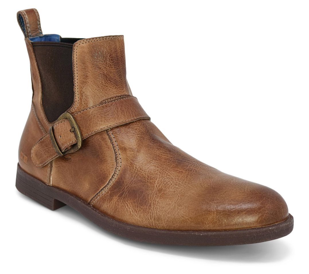 BED STU Men's Leather Chelsea Boots - Michelangelo - QVC.com