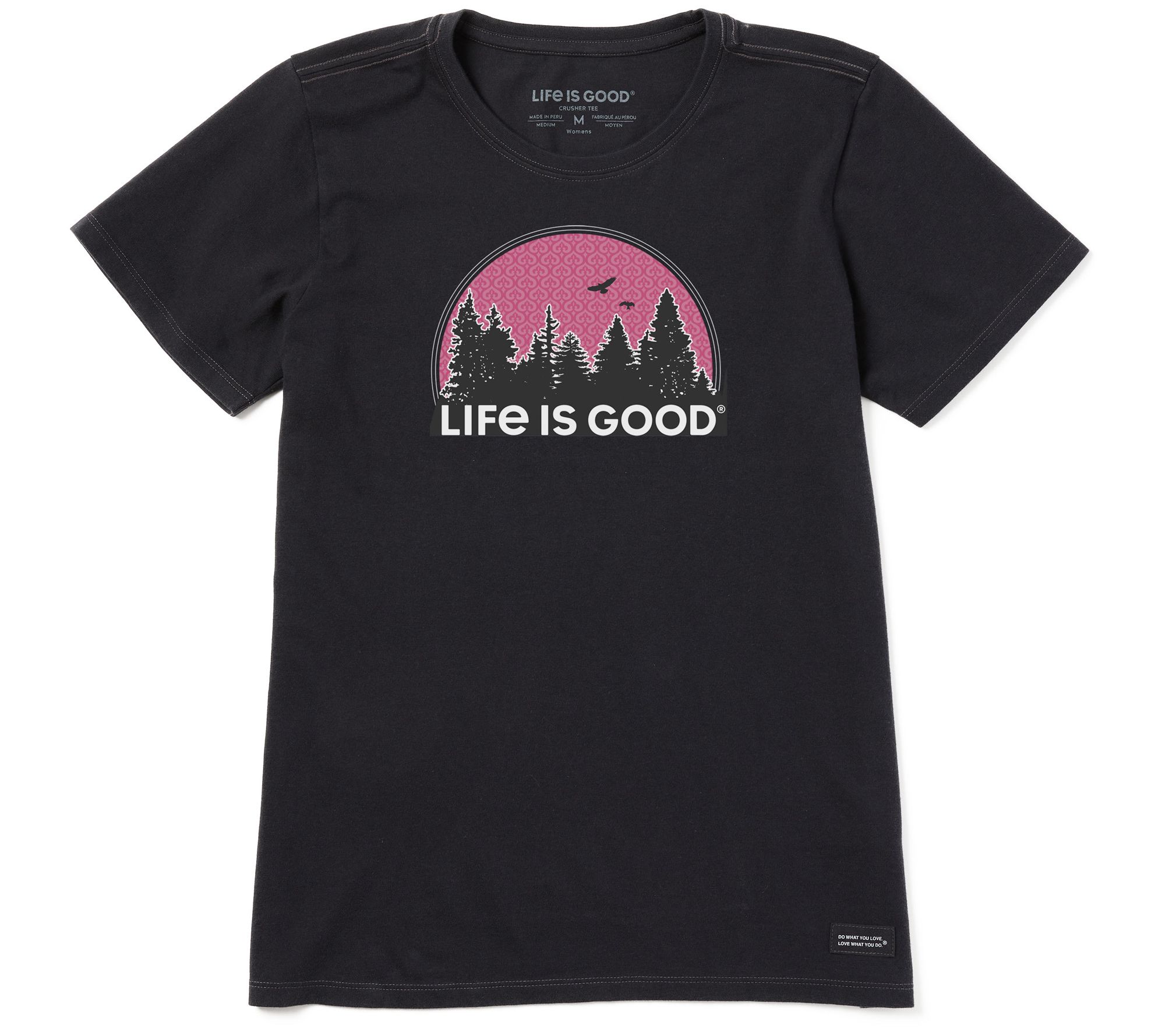 Life is Good Women's Outdoor Pattern Crusher Tee