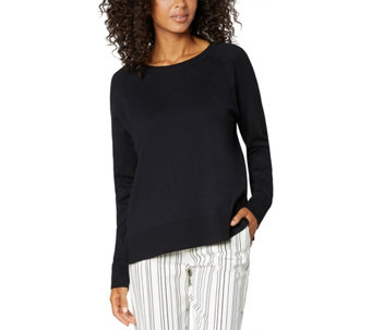 Liverpool Raglan Sweater with Side Slits - A461835