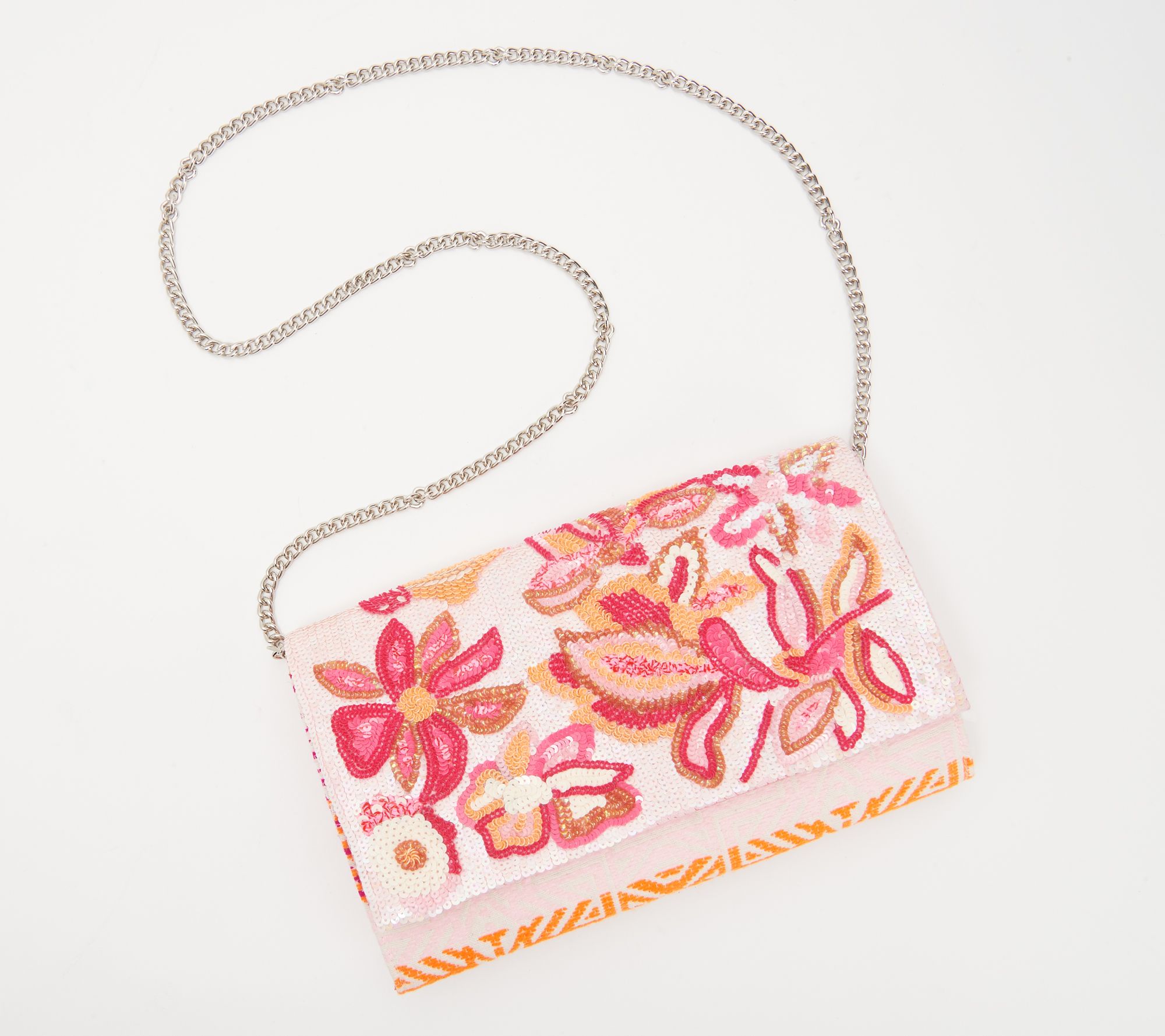 America and Beyond Embellished Convertible Clutch w/ Strap - QVC.com