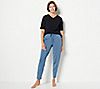 AnyBody Cozy Knit Luxe Jersey Tapered Utility Pant, 2 of 3