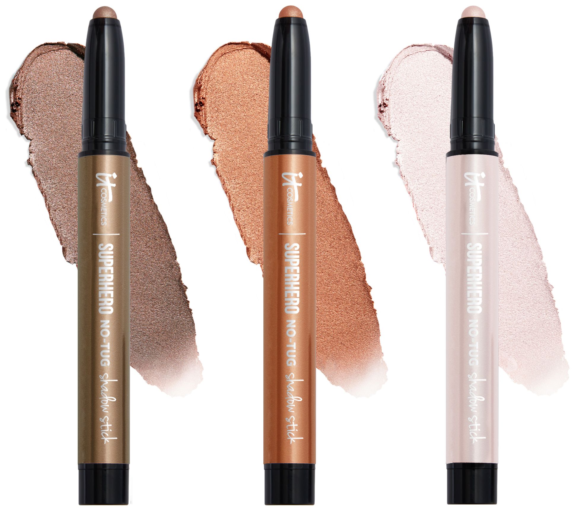 IT Cosmetics Superhero NoTug Waterproof Shadow Sticks Trio Collection