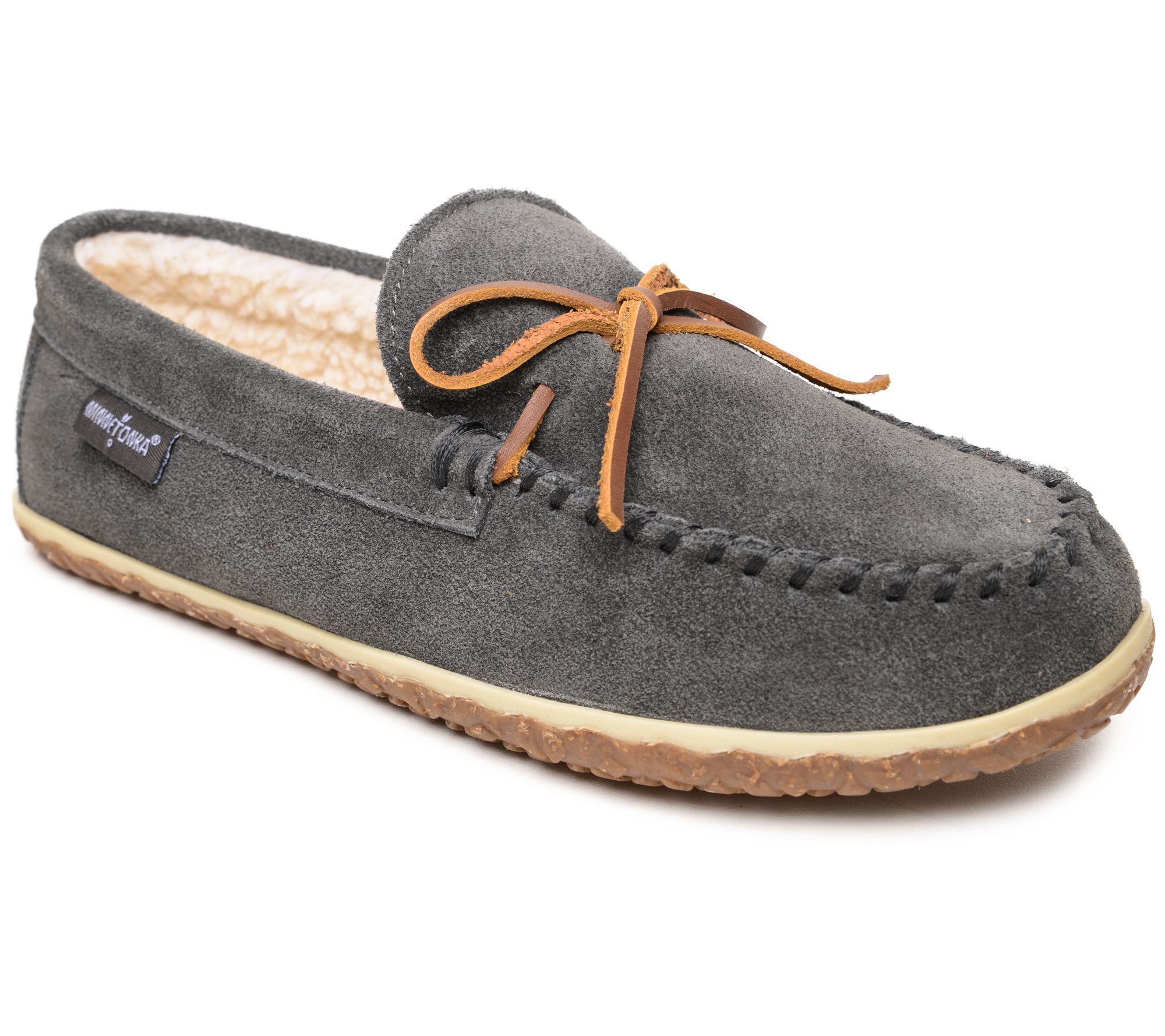 Minnetonka Men's Moc Suede Slippers - Tomm