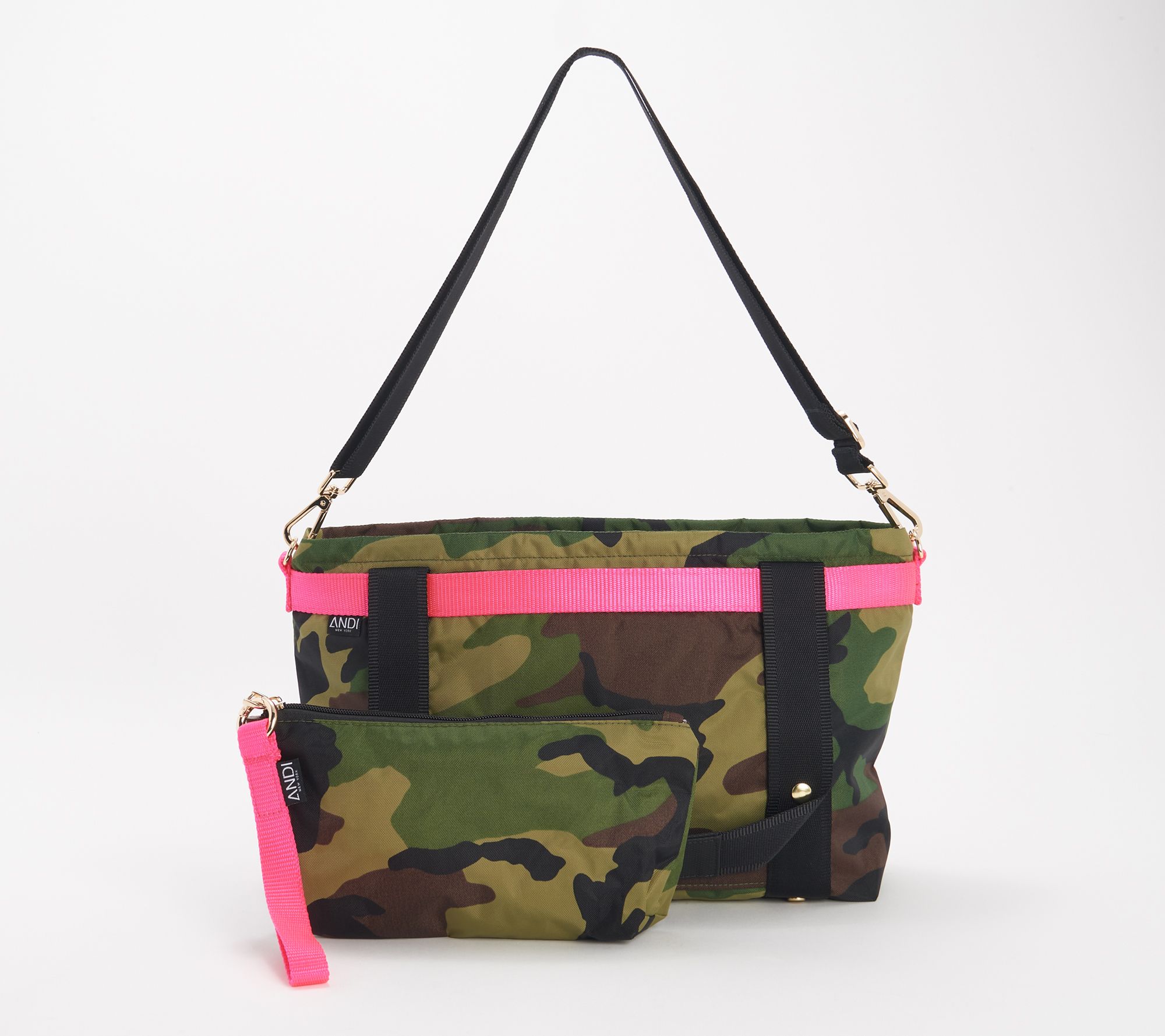 ANDI Small Weather-Proof Utility Tote with Wristlet - The ANDI - QVC.com