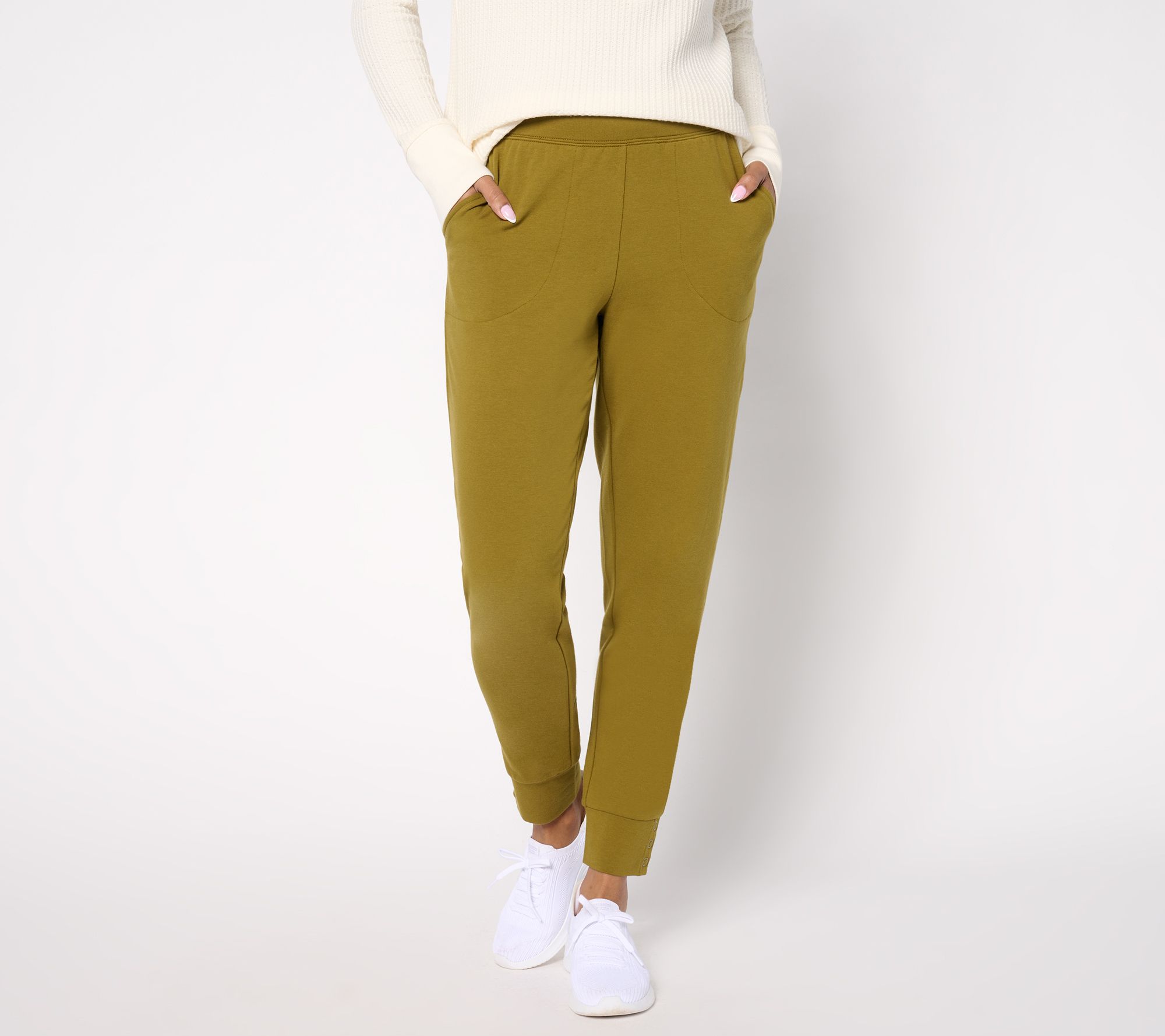 Denim & Co. Active Regular French Terry Pull-On Jogger