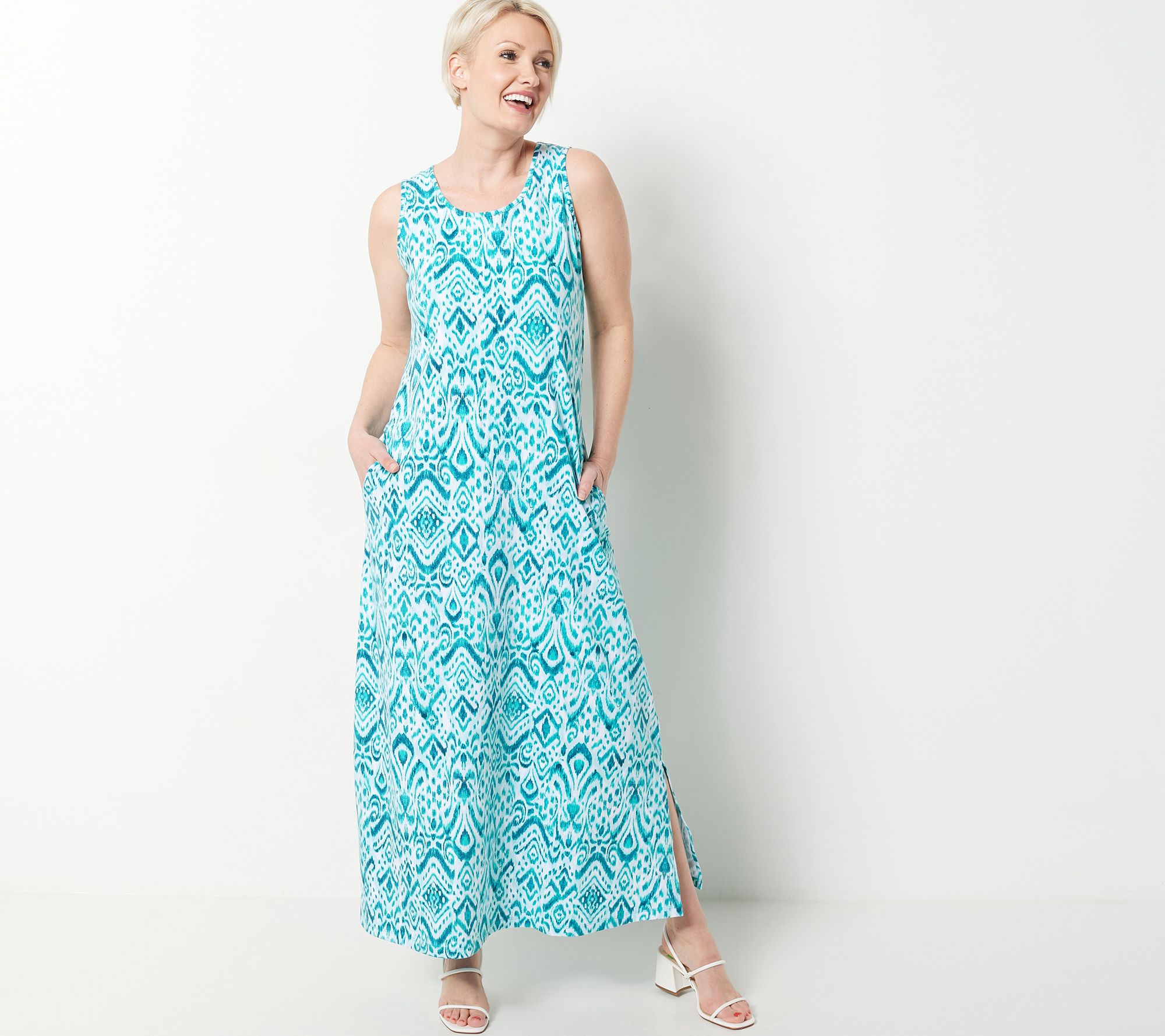 qvc denim & co dresses