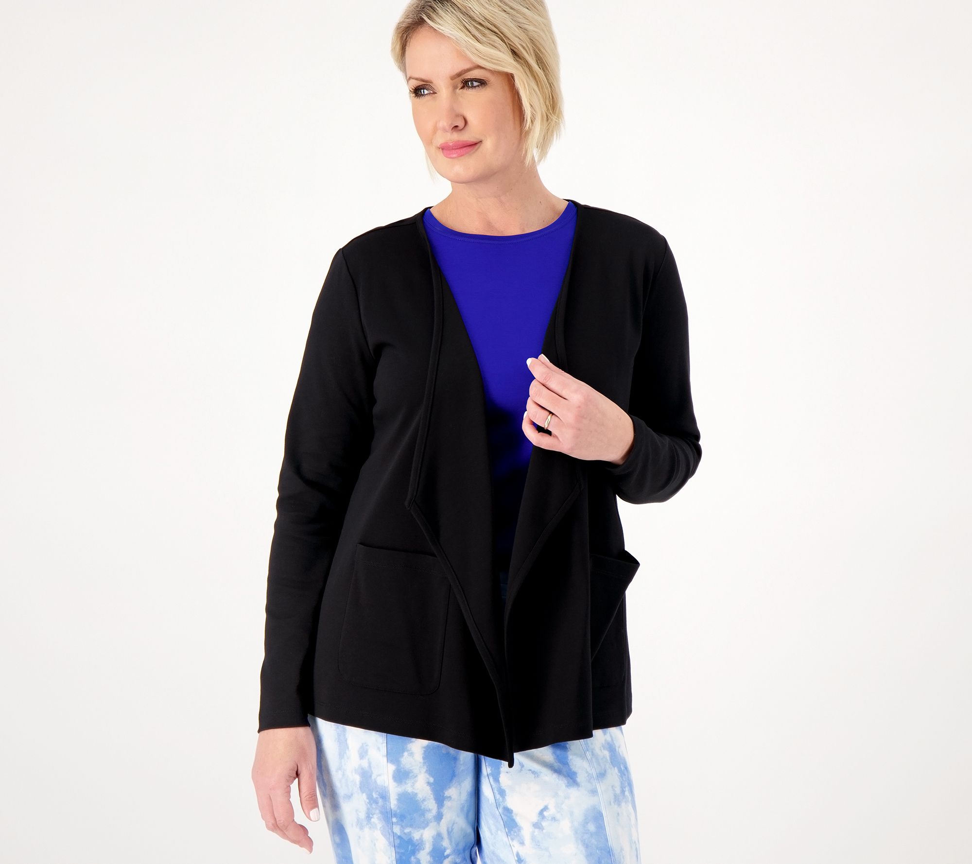 Isaac Mizrahi Live! Essentials Pima Cotton Cardigan
