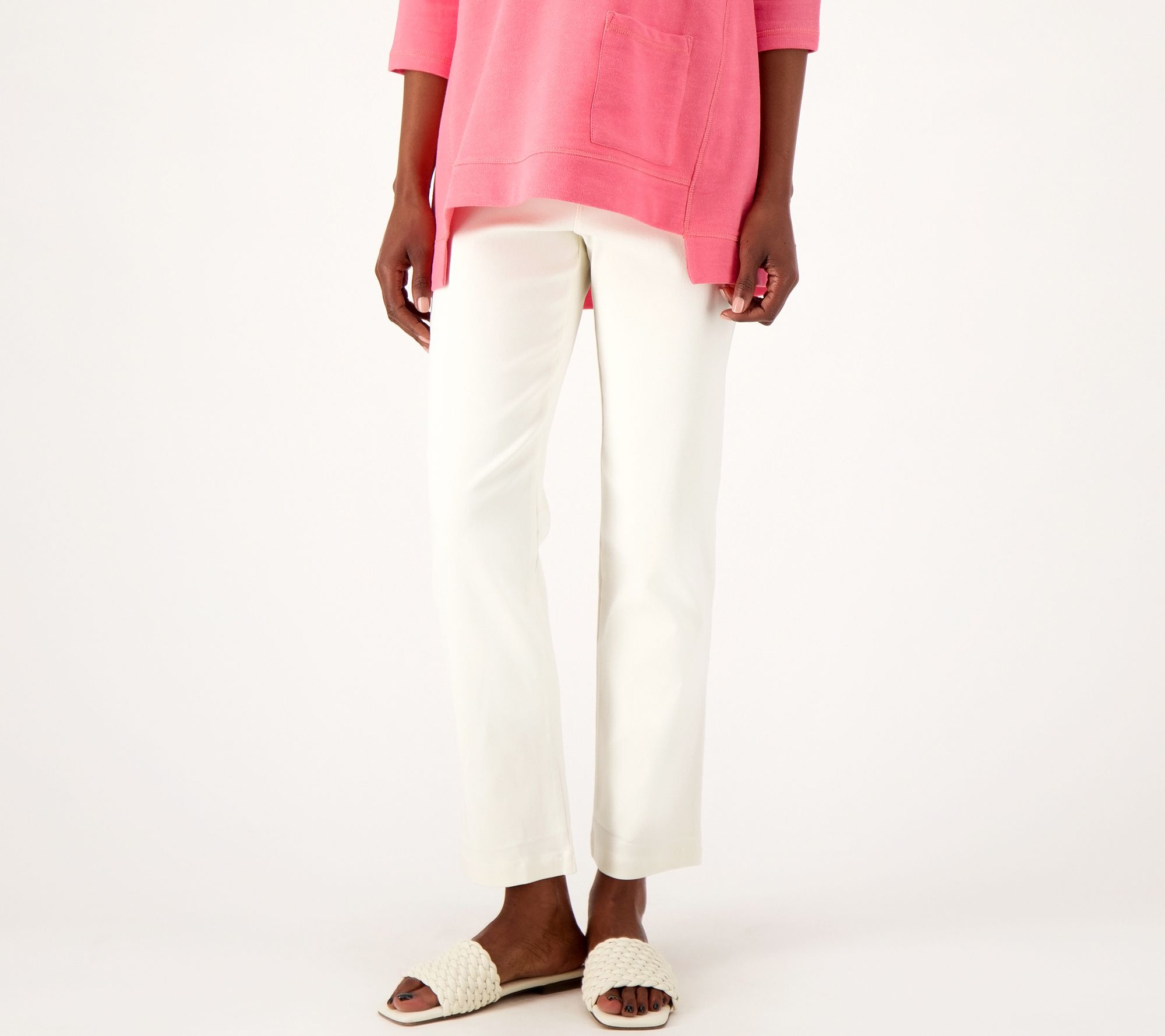 LOGO by Lori Goldstein Tall AnyWEAR Stretch Ankle Pants