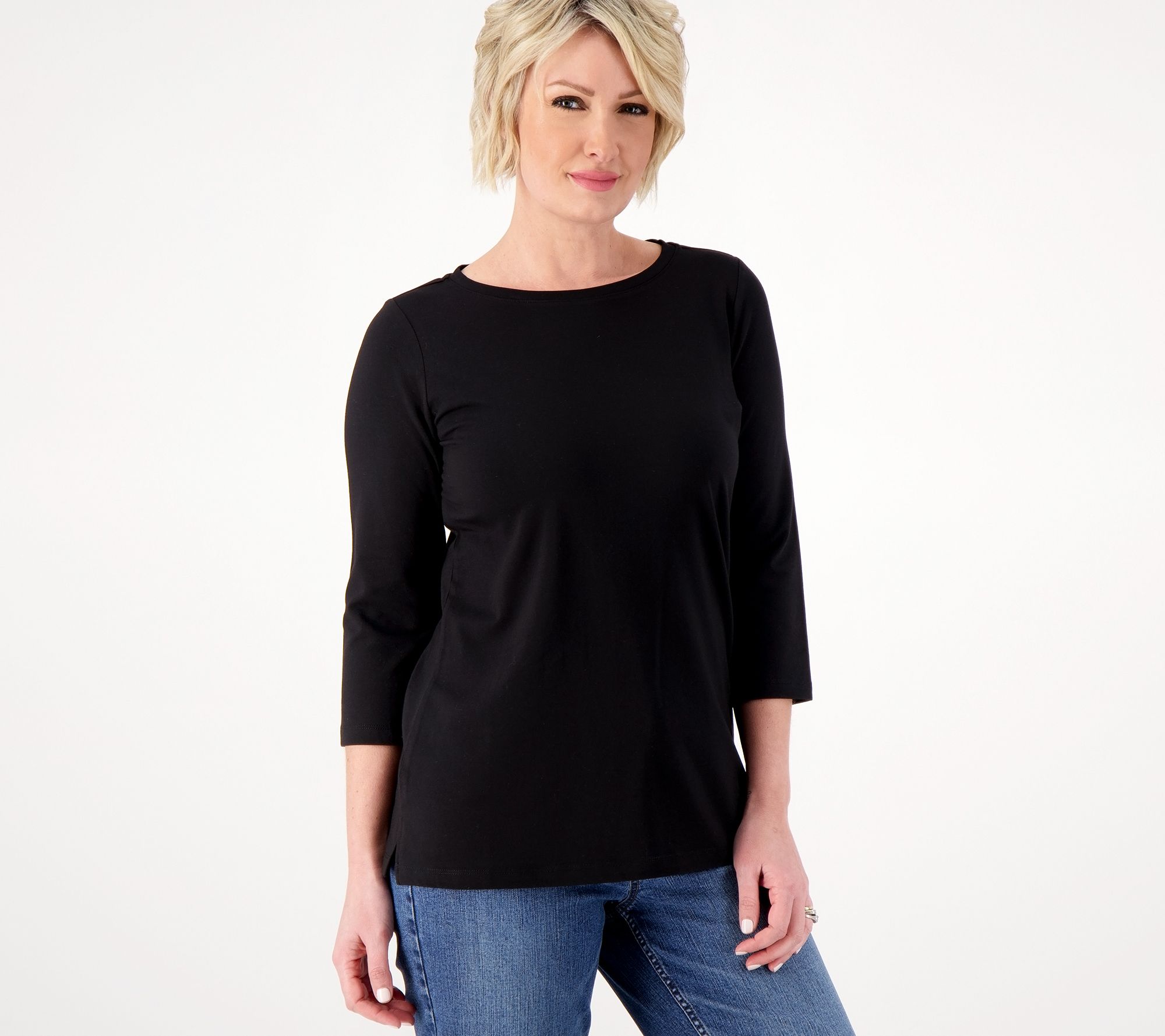 Belle by Kim Gravel - Black - Blouses & Tops 