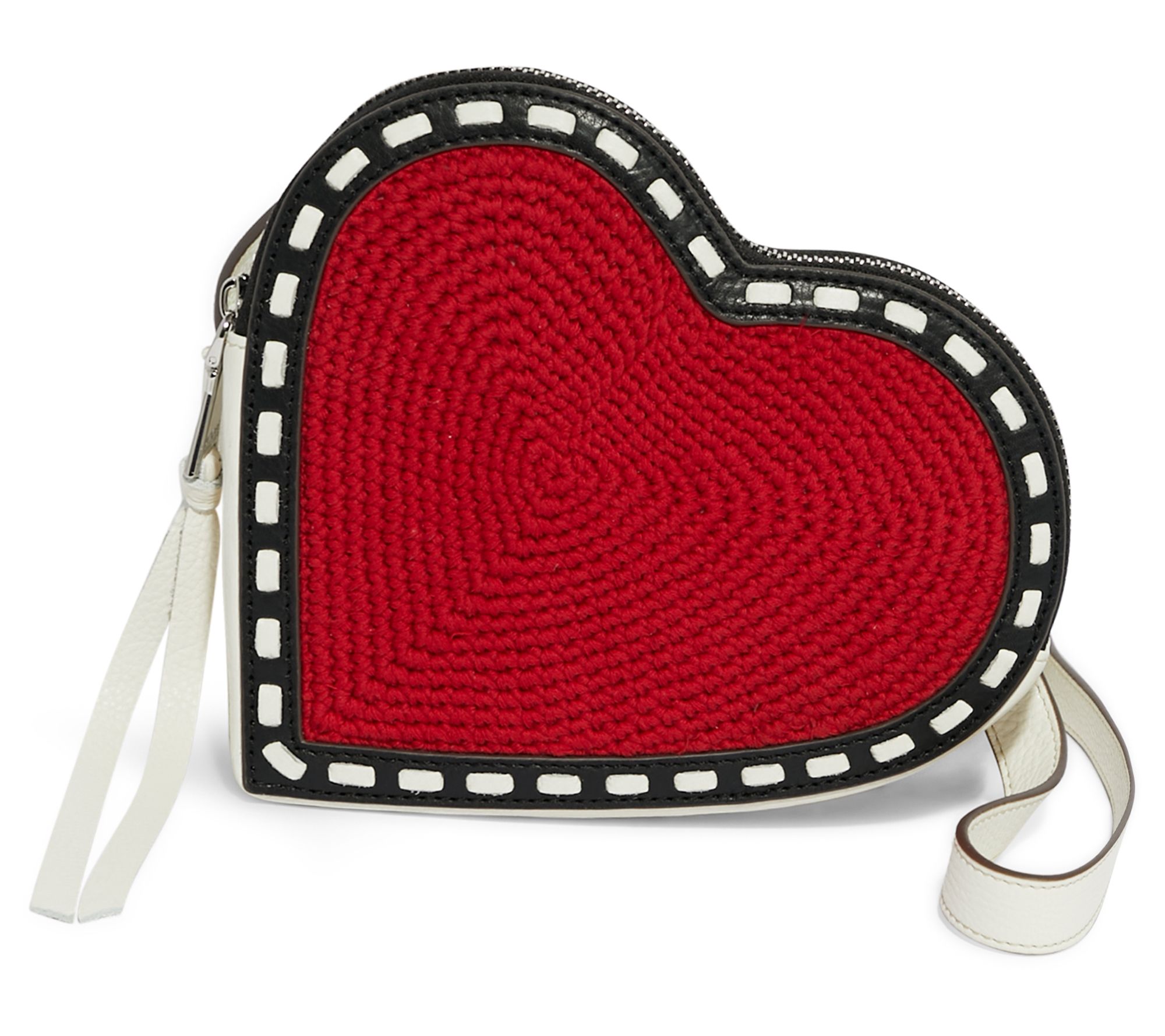 None, Bags, Heart Shaped Purse Handbag Red