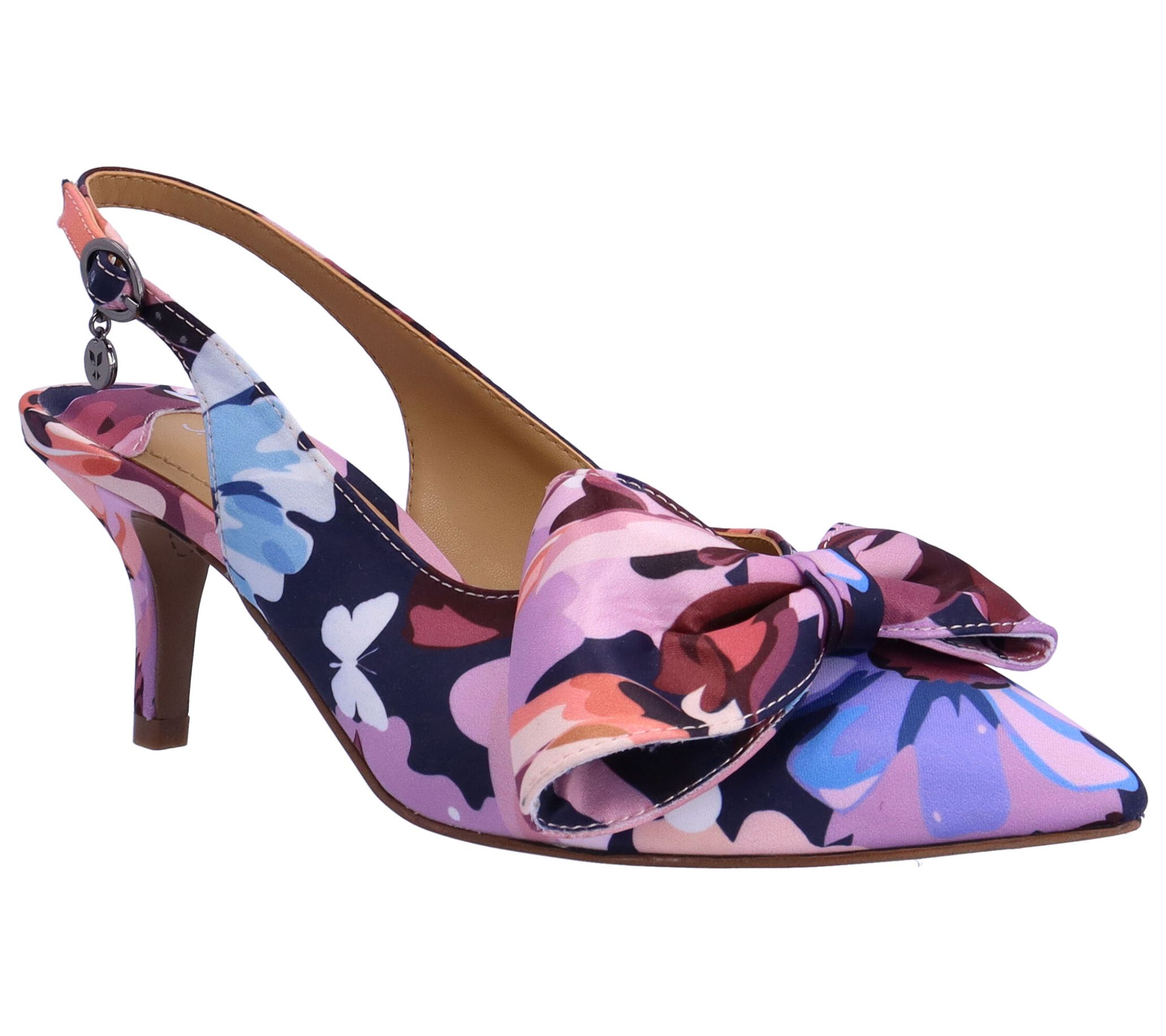 J. Renee Pump Devika Fabric QVC