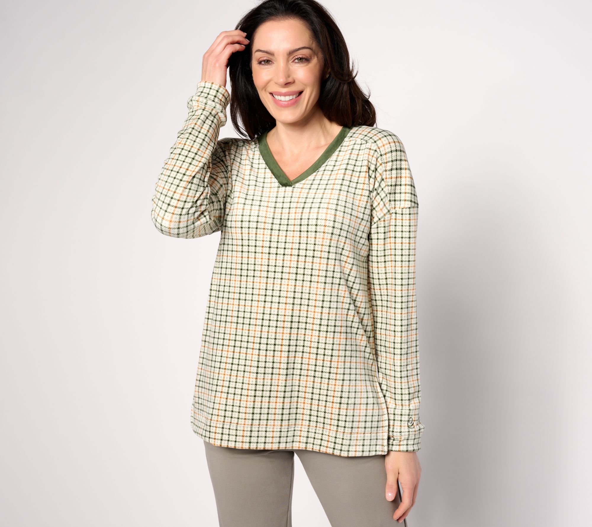 Cuddl Duds One Sleeve Tunic Tops for Women